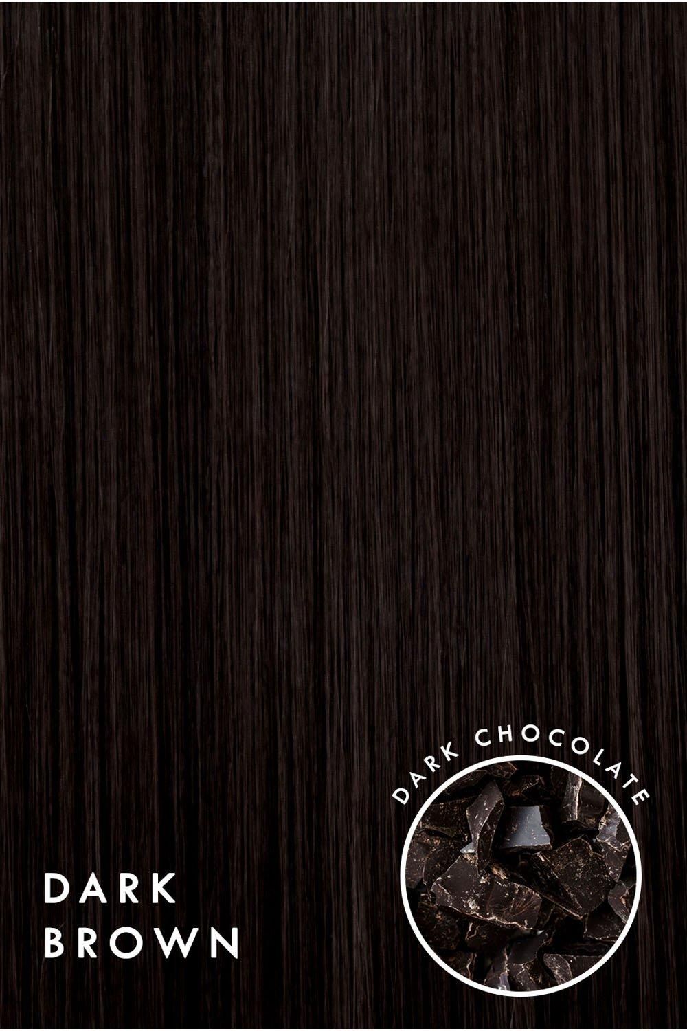 Lullabellz Brushed Out Wave 16inch Claw Clip Pony Dark Brown image 4