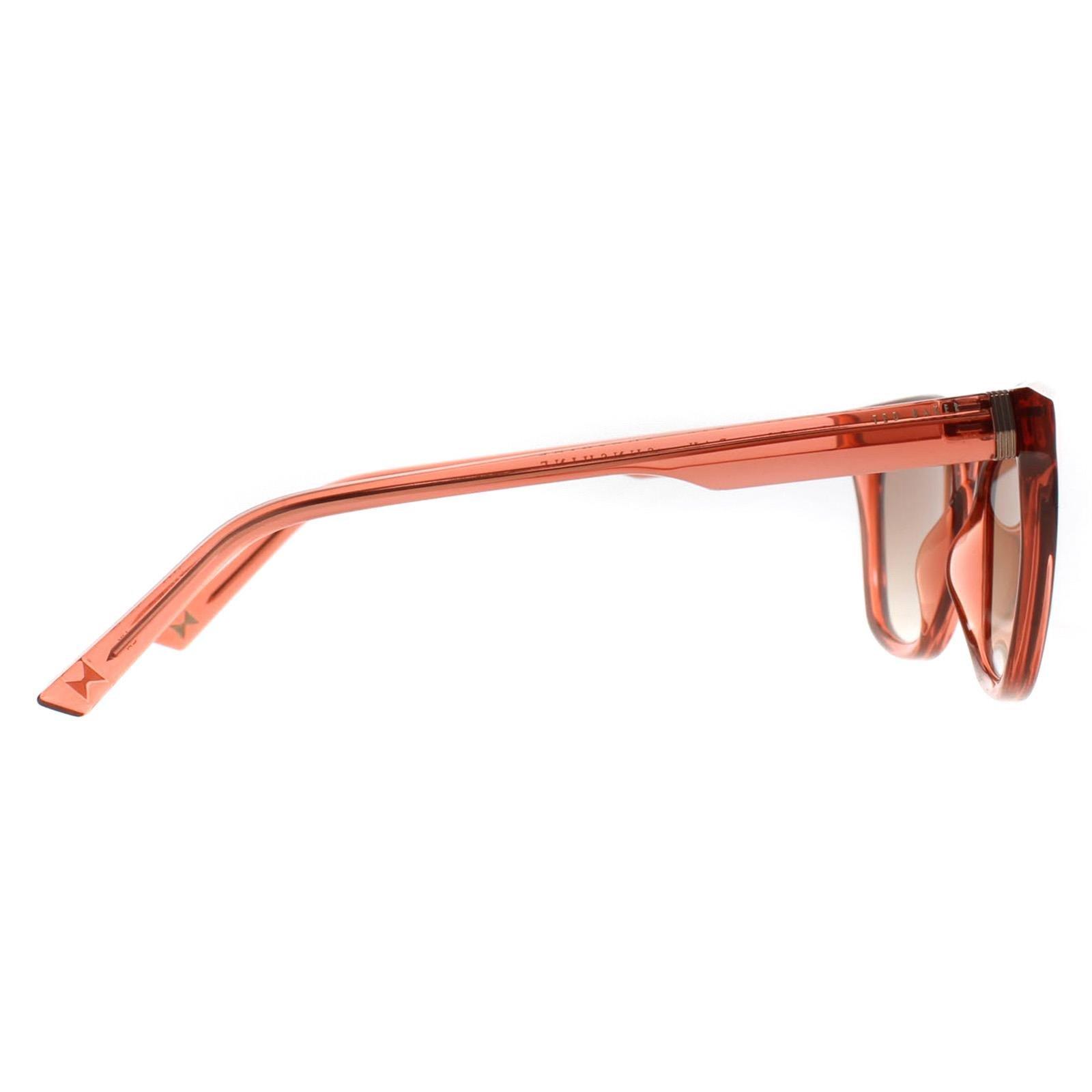 Ted Baker Cat Eye Transparent Candy Cane Red Brown Grey Gradient TB1639 Tanner image 4