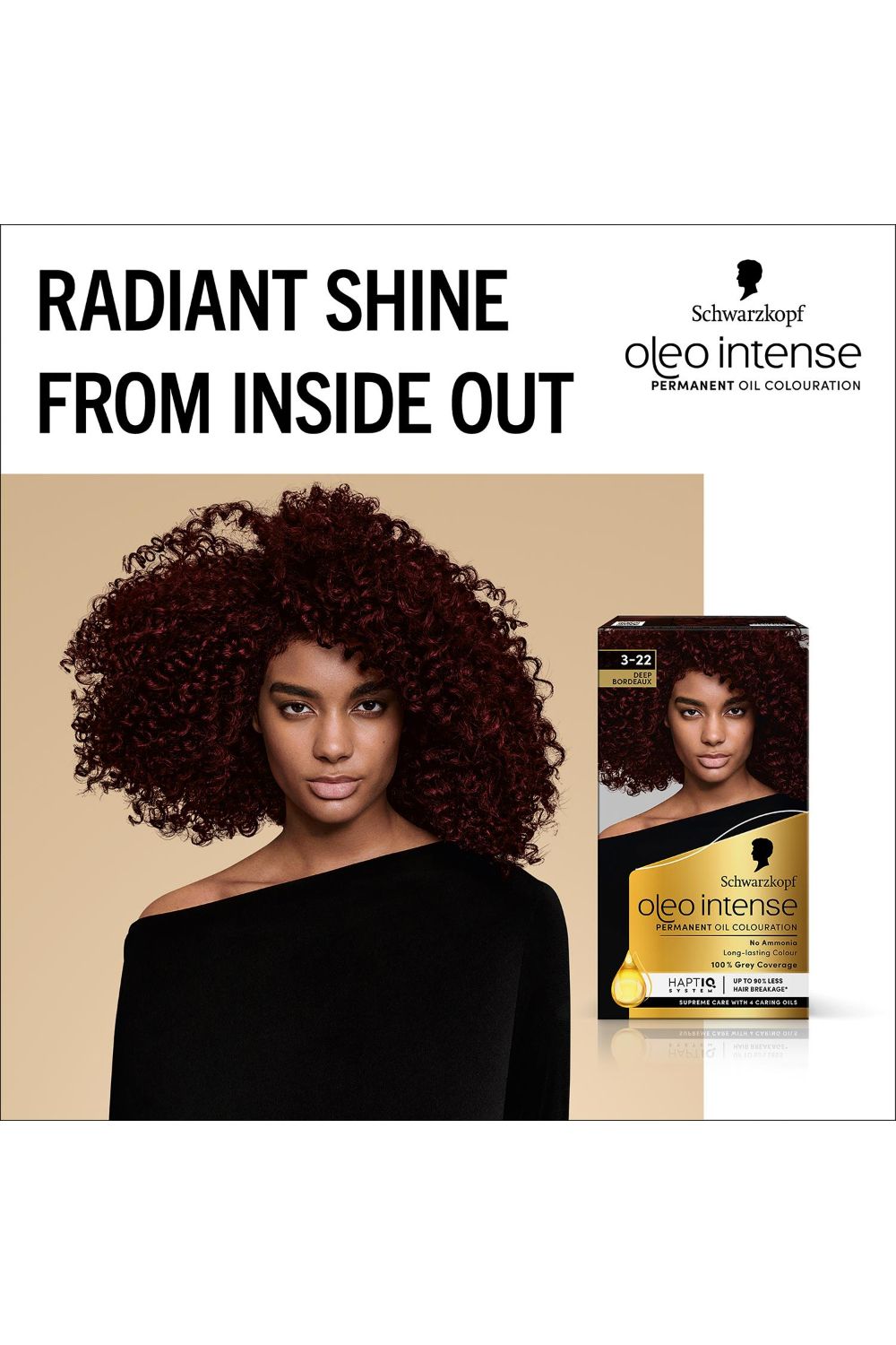 Schwarzkopf Oleo Intense 'Permanent Oil Colour Hair Dye'- 3-22 Midnight Bordeaux image 2