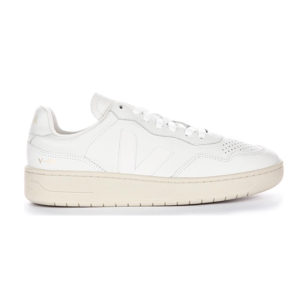 Veja 'V-90 Leather' Leather Trainers image 2