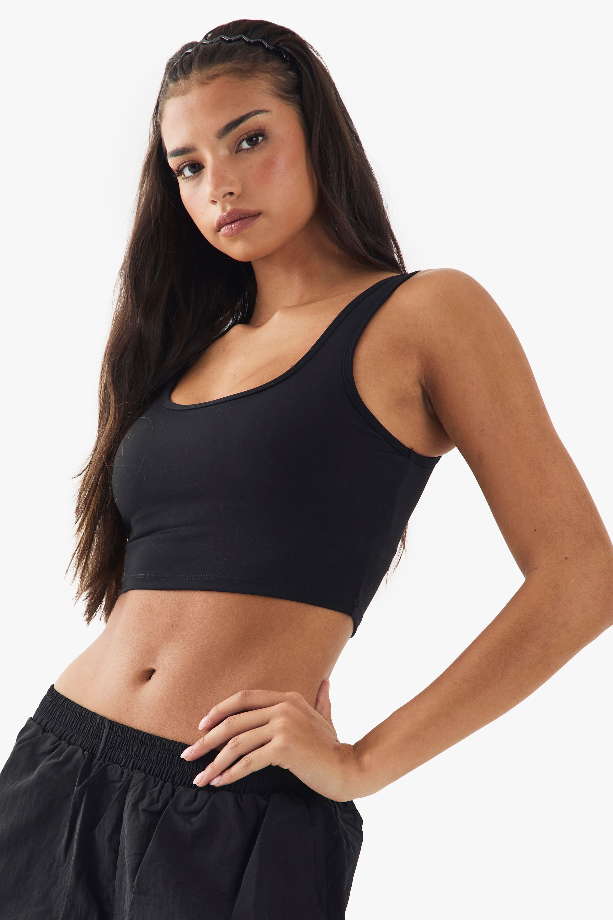 DSGN Studio DSGN Studio Ultra Sculpt Padded Sports Bra Black image 3