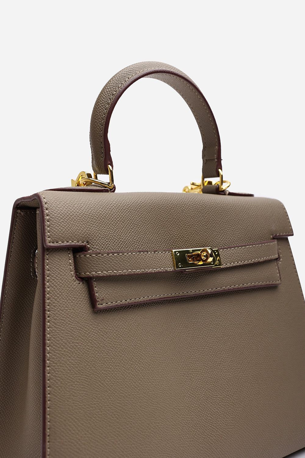 Where's That From 'Lluvia' Top Handle Satchel Mini Tote Bag with Turn-Lock Closure image 4