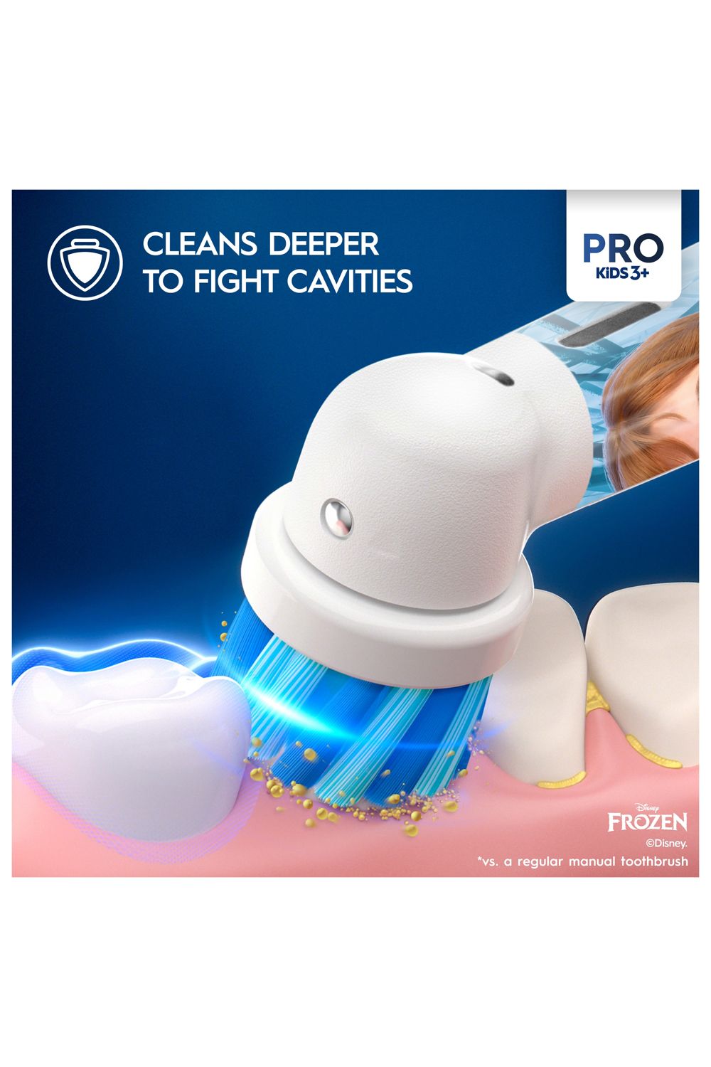Oral B Kids Frozen Vitality Pro Toothbrush + Case Multi image 6