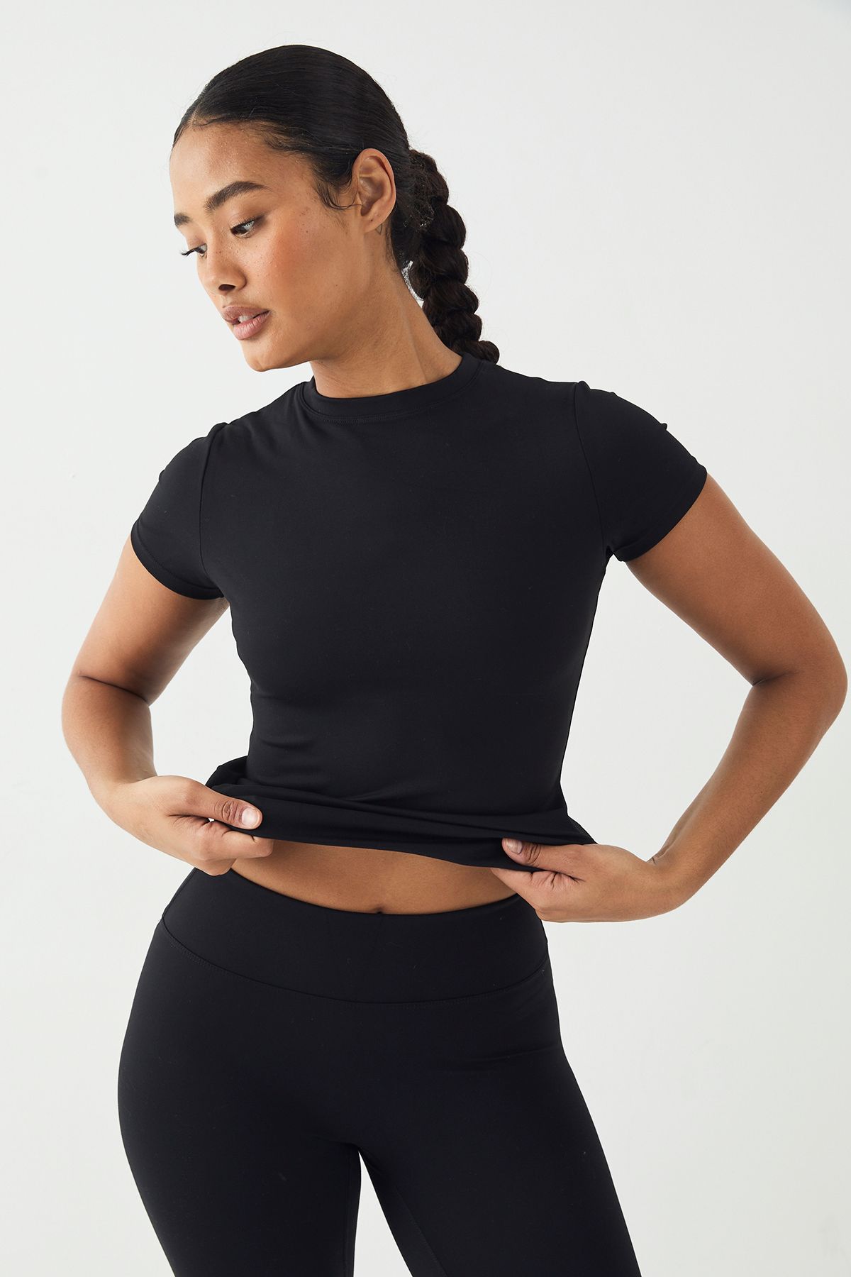 DSGN Studio DSGN Studio Ultra Sculpt Short Sleeve Top Black