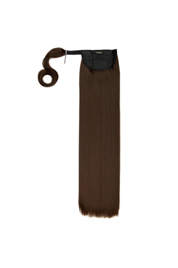 Lullabellz Grande 26" Straight Wrap Around Pony Choc Brown