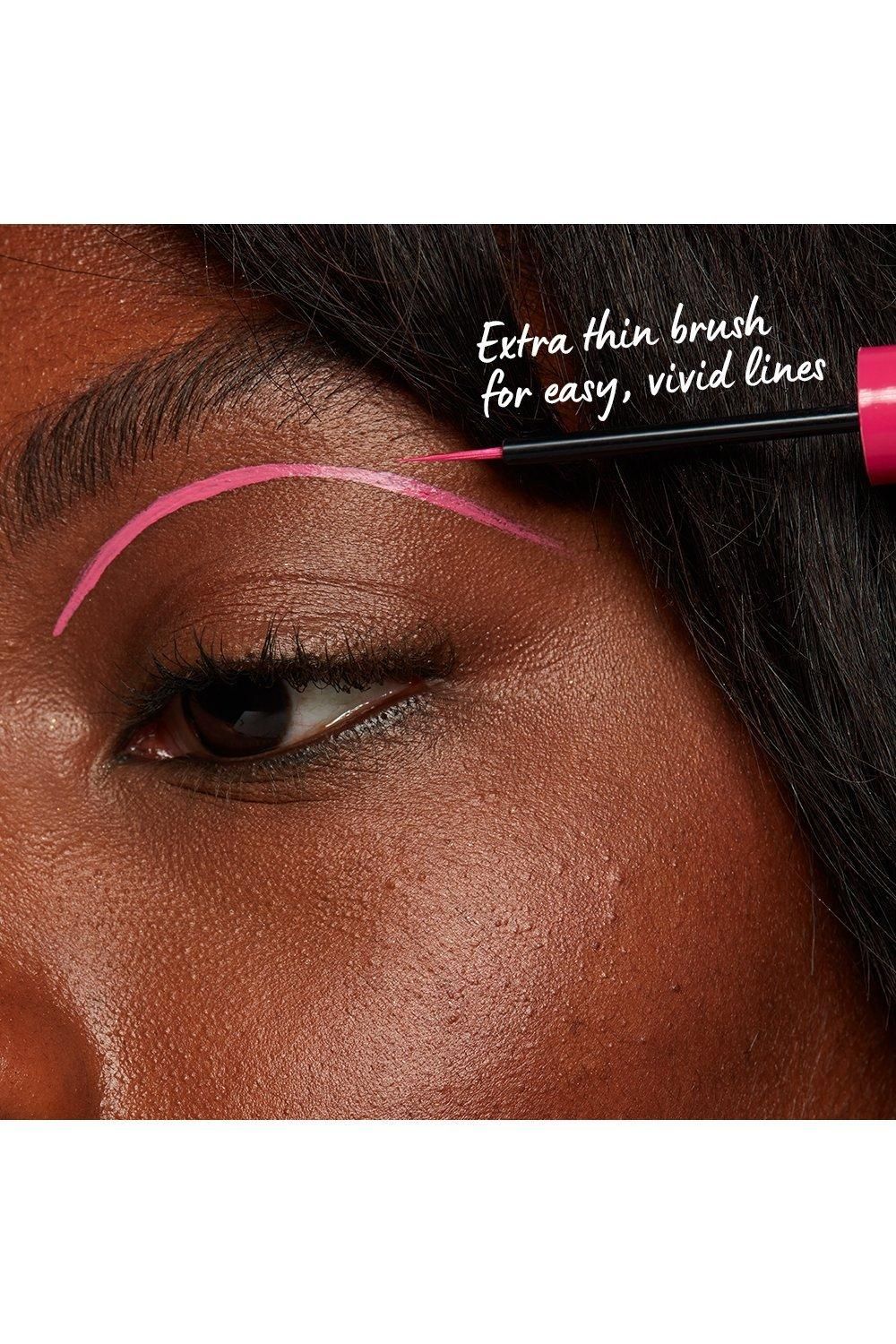 NYX Professional Makeup Vivid Brights Liquid Eyeliner Sneaky Pink image 2