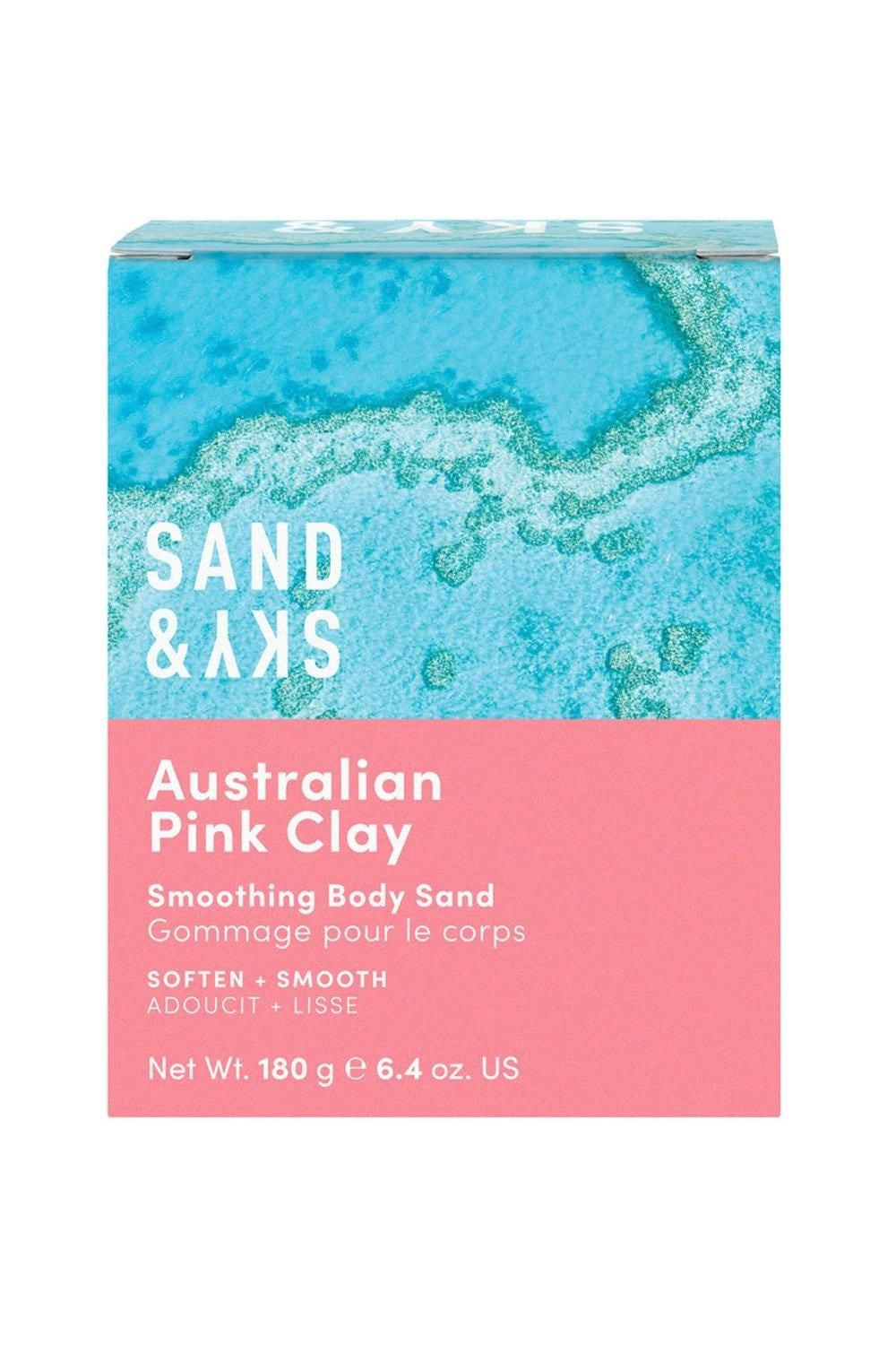 Sand & Sky Australian Pink Clay - Smoothing Body Sand 180g Multi image 10