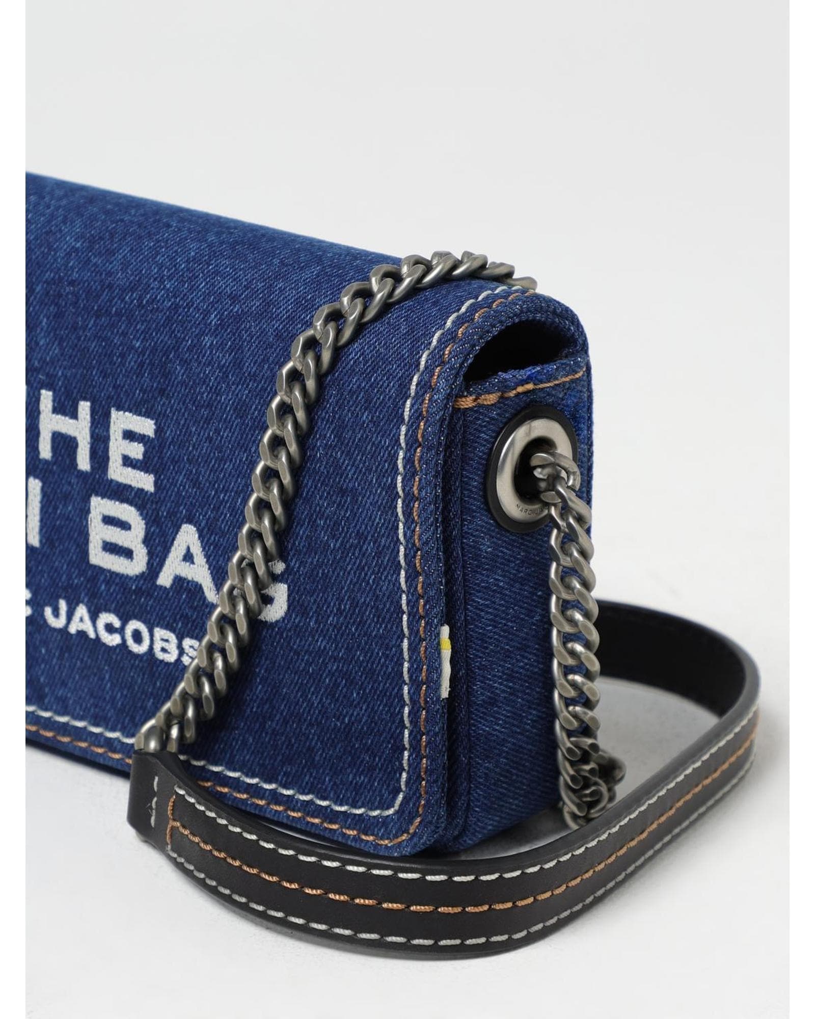 Marc Jacobs Mini Denim Crossbody Bag Wo - Black image 3