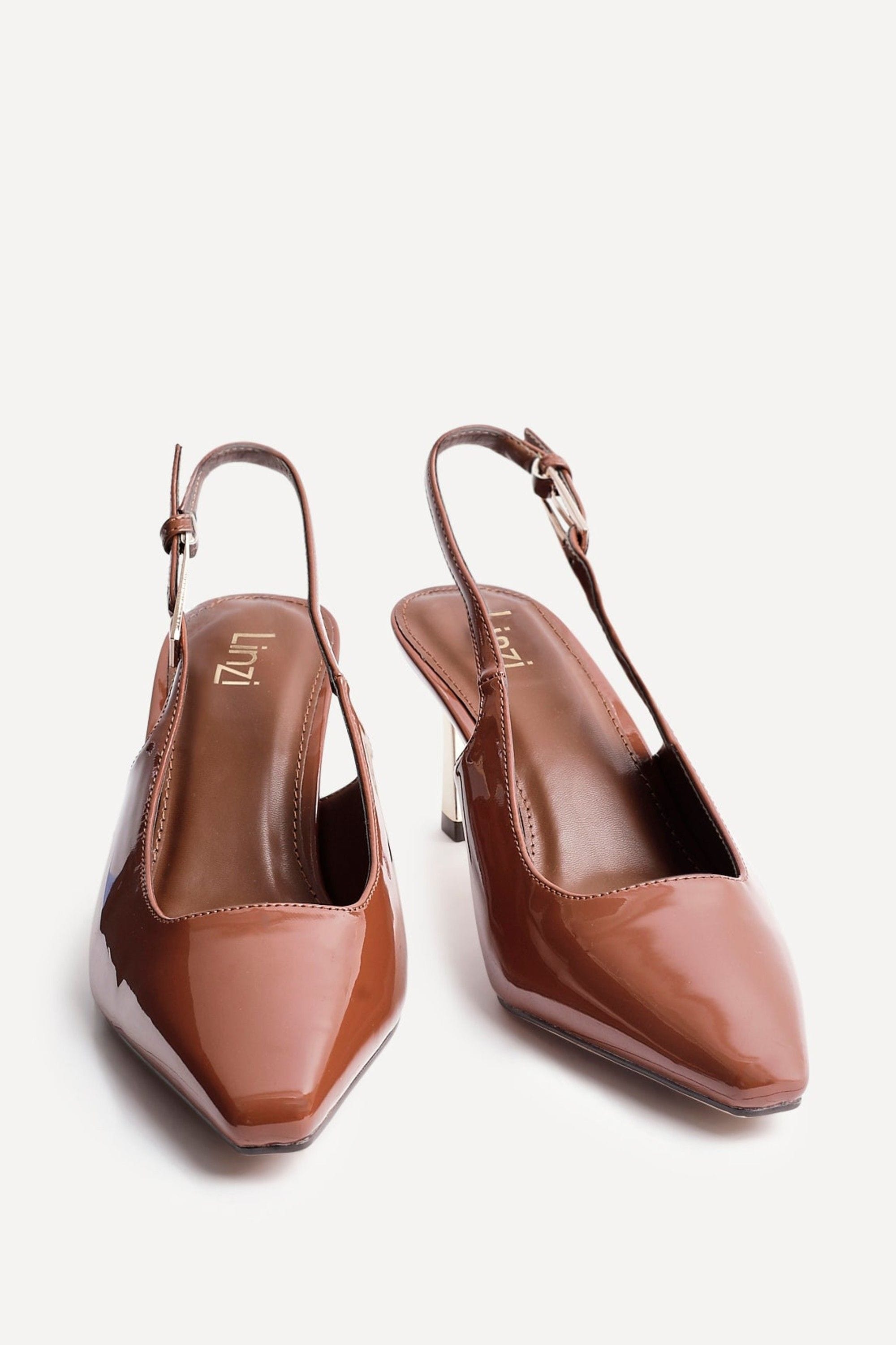 Linzi Avani Caramel Patent Court Heel image 3