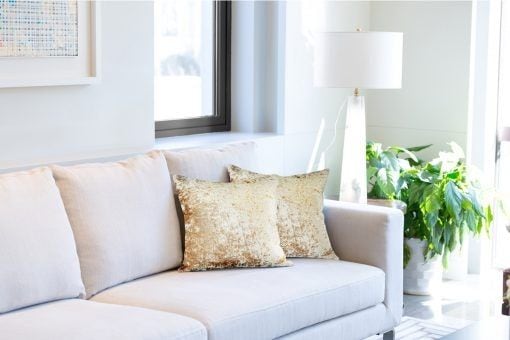 New Edge Blinds Crushed Velvet Cushion Cover image 2