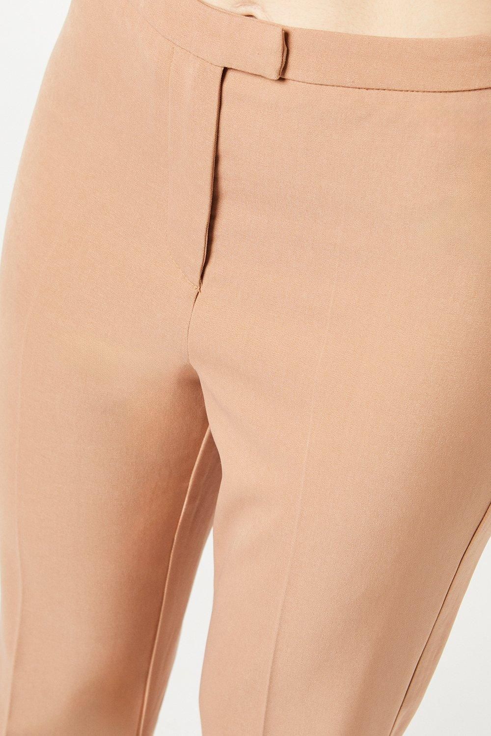 Dorothy Perkins Elastic Waist Kickflare Trouser Camel image 4
