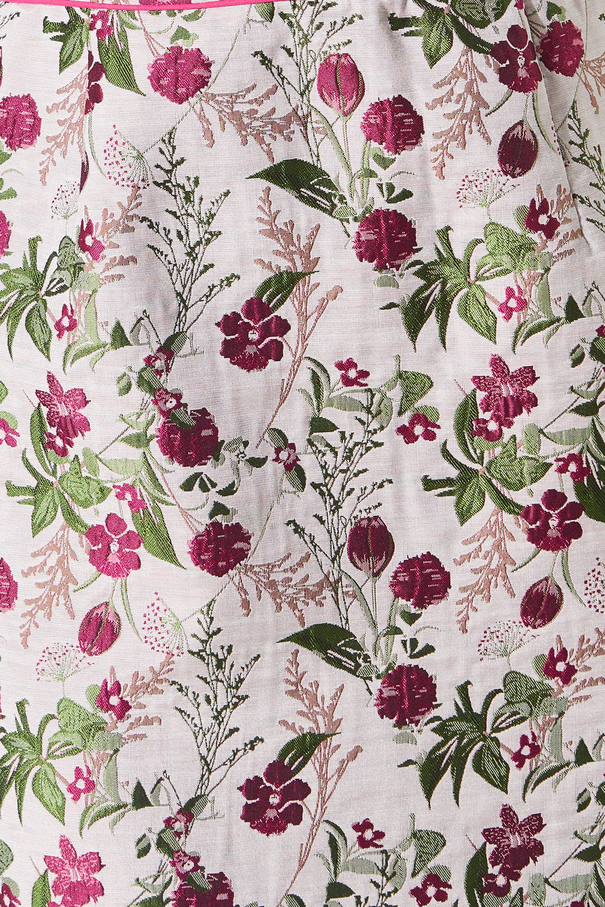 Coast Sweetheart Neck Jacquard Dress Multi image 5