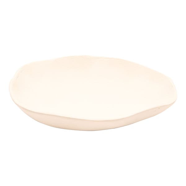 Hestia Round White Decorative Bowl - Large