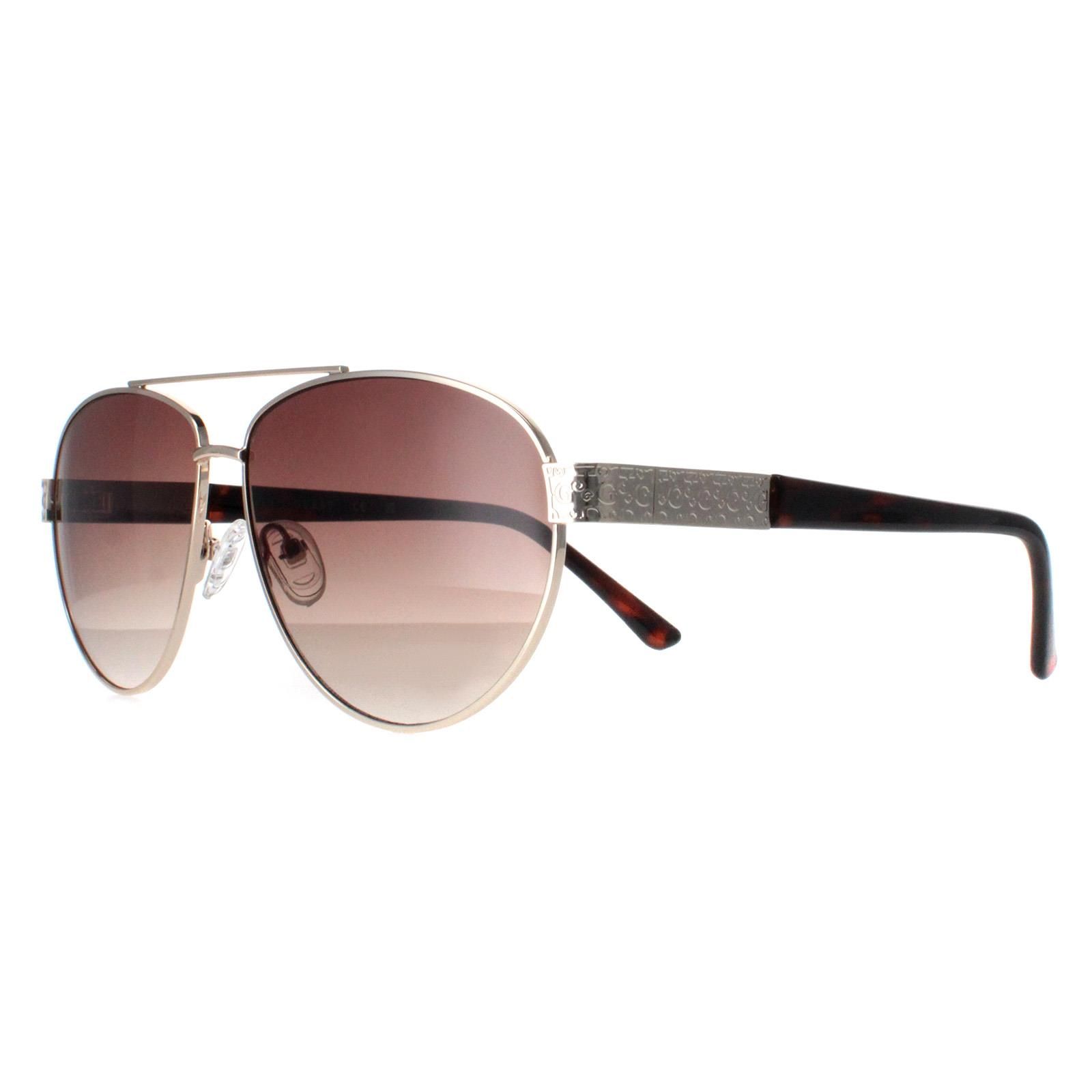 Guess Aviator Gold Brown Gradient GF0414 image 2