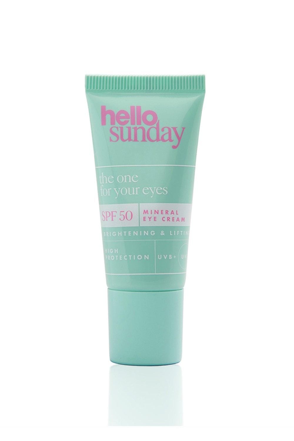 Hellosunday The One For Your Eyes SPF50 Brightening and Lifting Eye Cream Mineral with Peptides Multi image 1