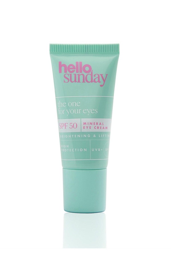 Hellosunday The One For Your Eyes SPF50 Brightening and Lifting Eye Cream Mineral with Peptides Multi