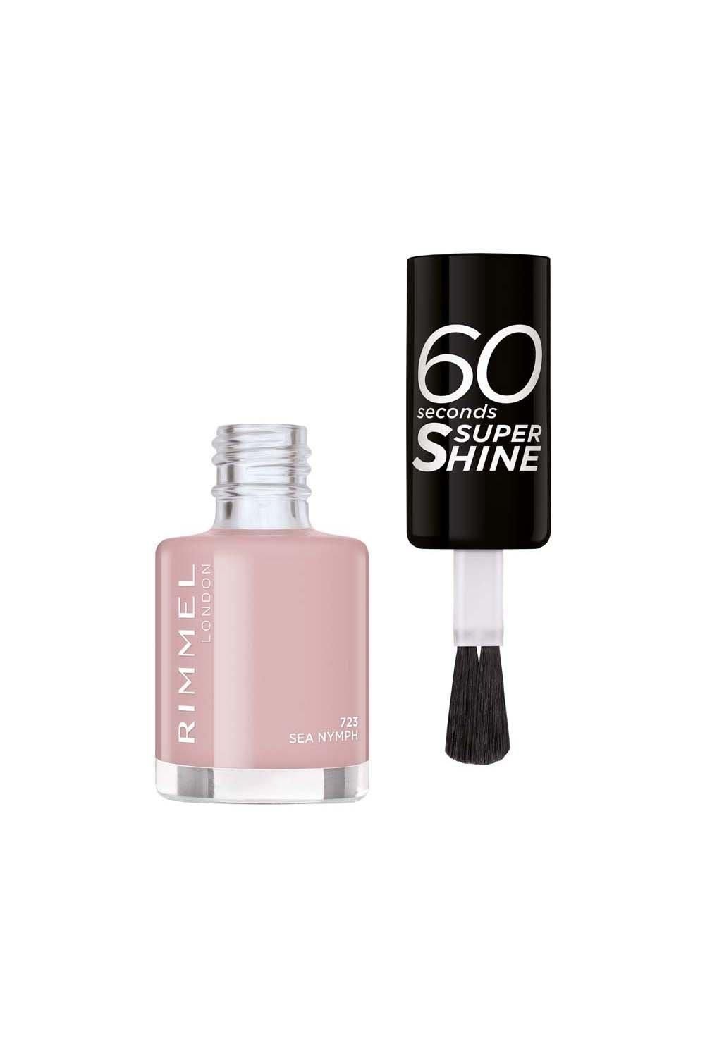 Rimmel London 60 Seconds Super Shine Nail Polish Sea Nymph image 3
