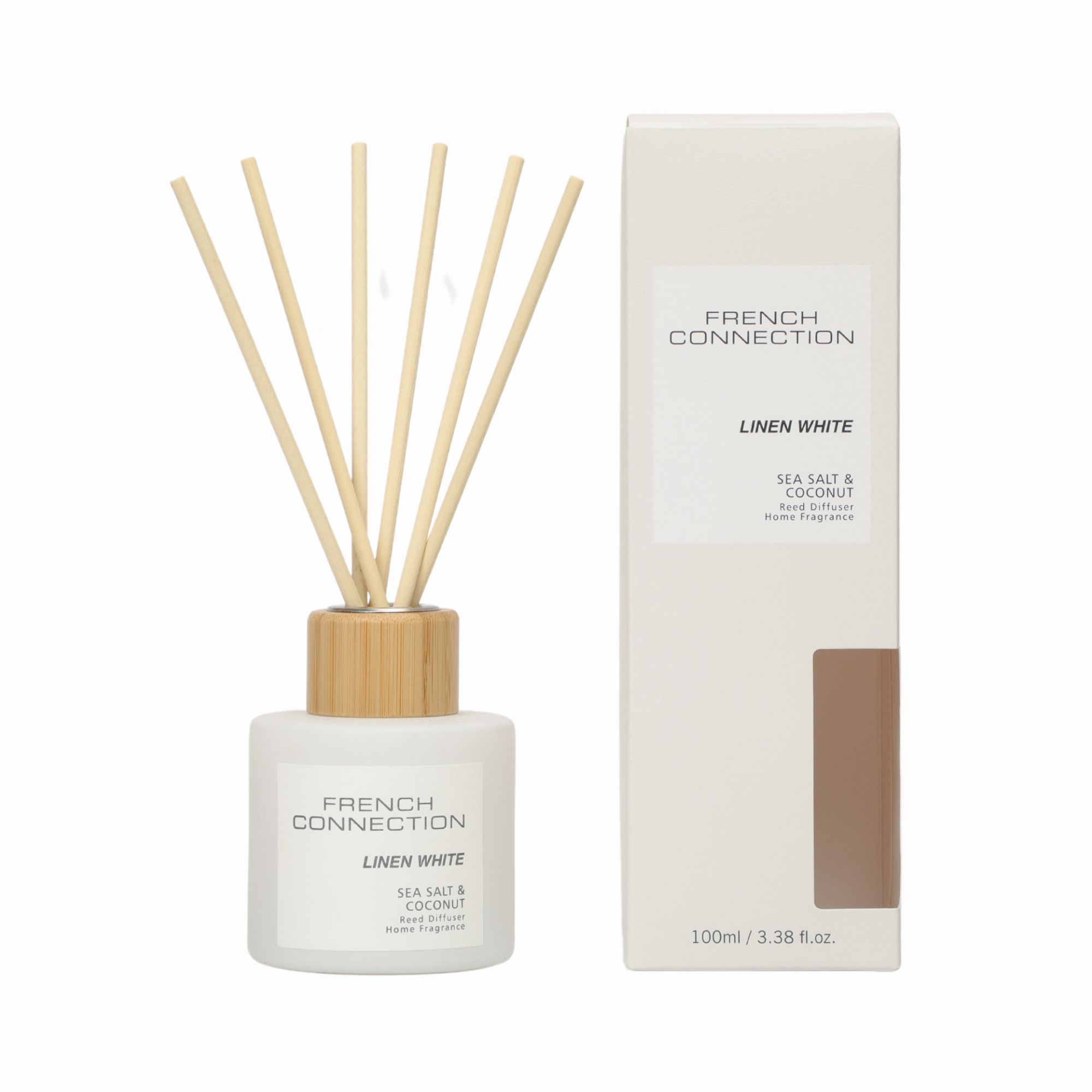 French Connection Sea Salt & Coconut Reed Diffuser 100ML Pastel Range image 2