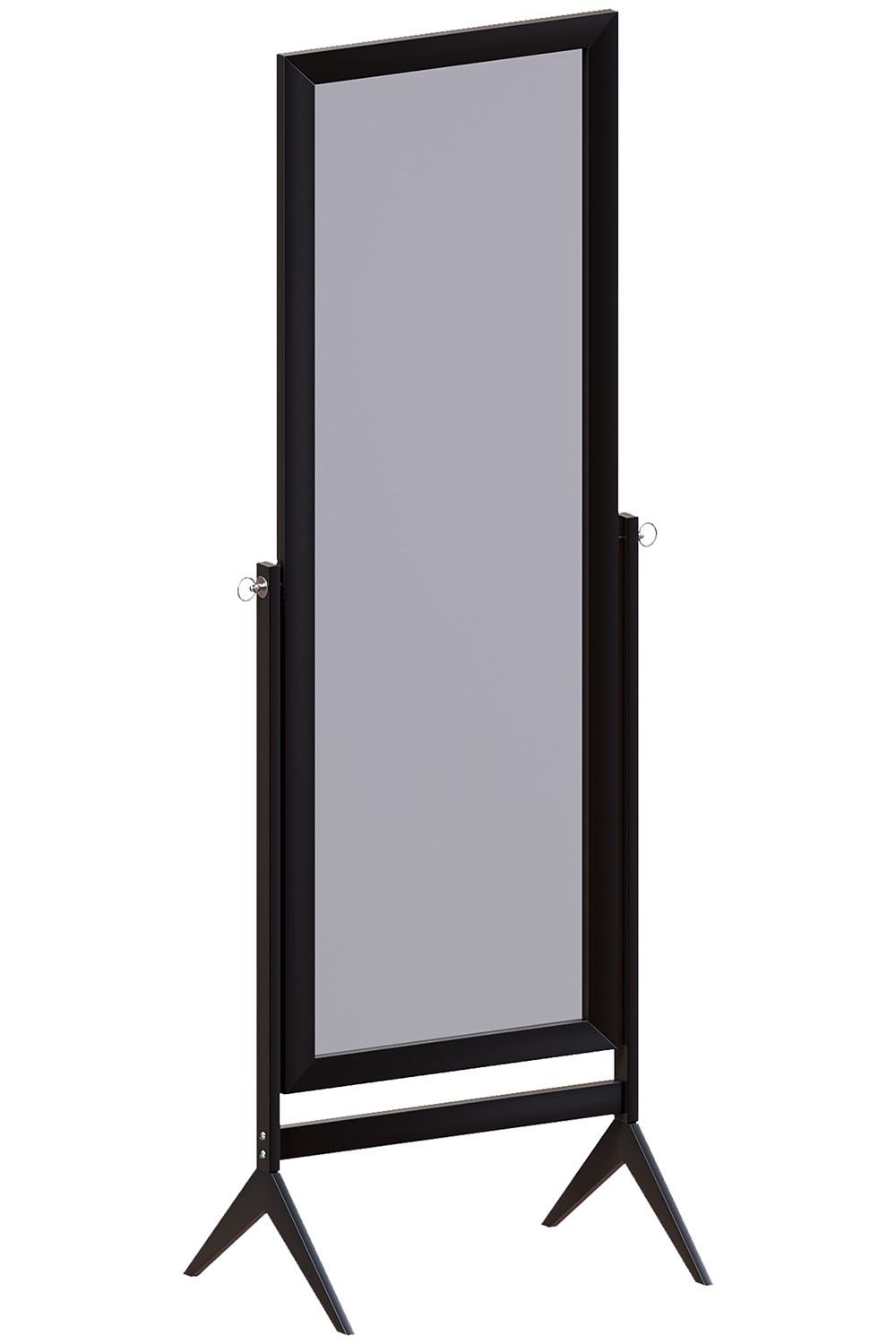 Home Discount Vida Designs Nishano Rectangle Cheval Mirror Full Length Rotating Frame image 7