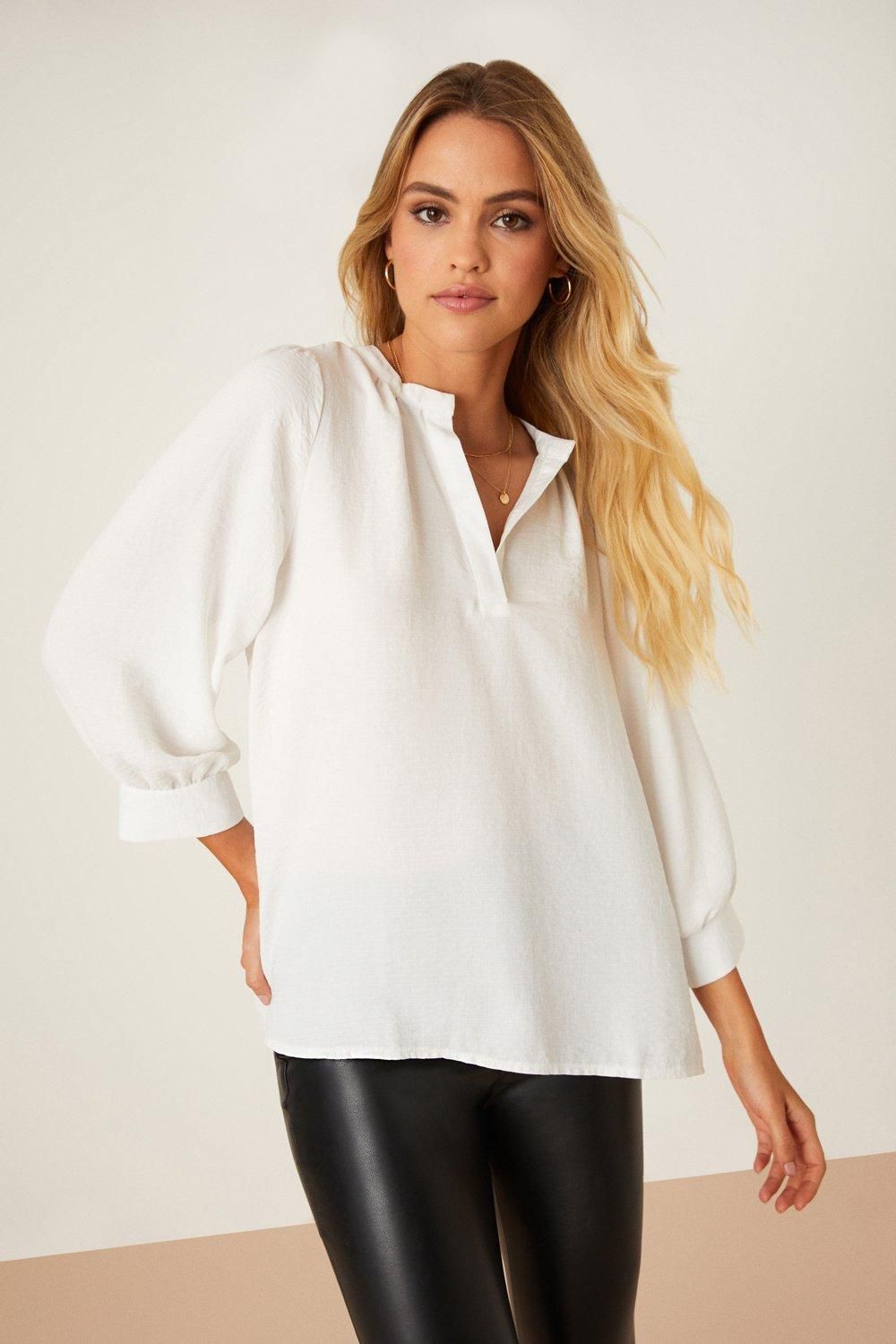Dorothy Perkins Overhead Shirt Ivory image 1