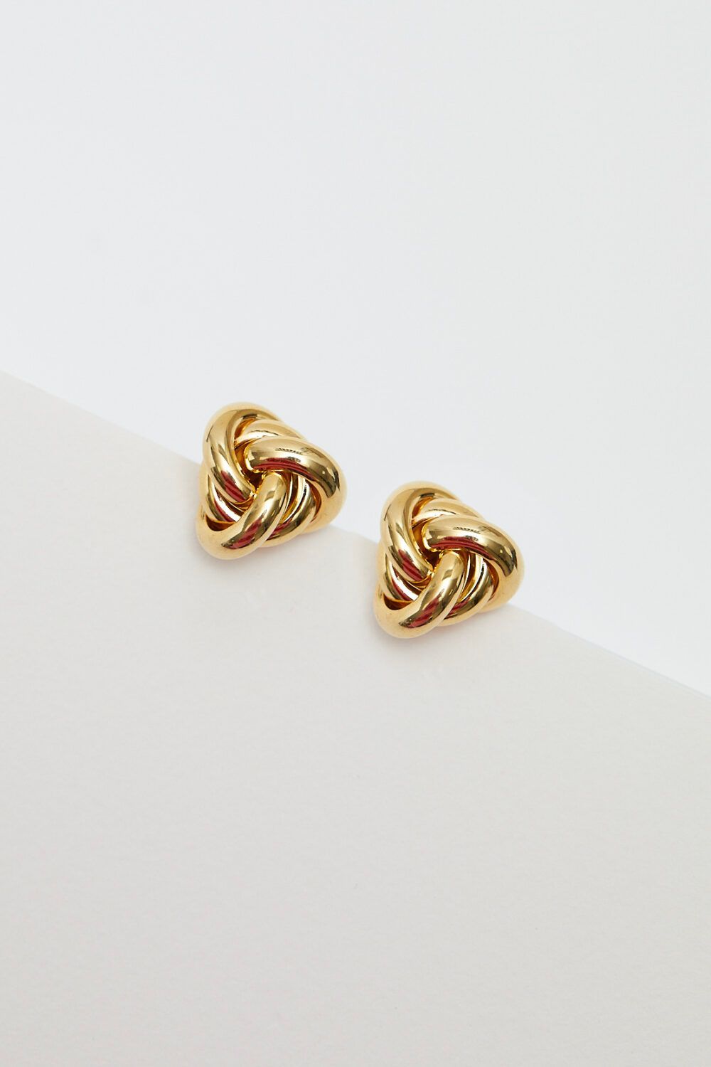 Jon Richard Vintage Inspired Gold Plated Knot Stud Earrings image 3