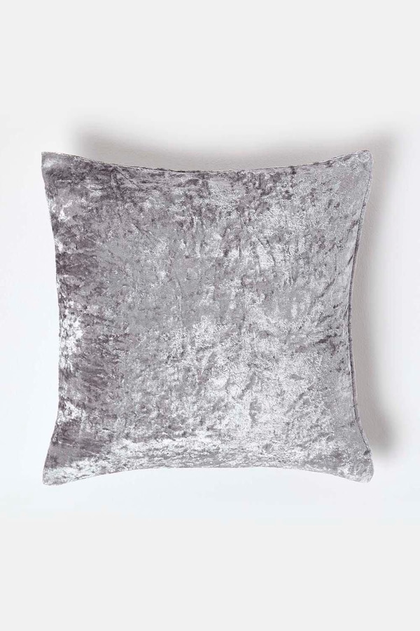 Homescapes Luxury Crushed Velvet Cushion Cover