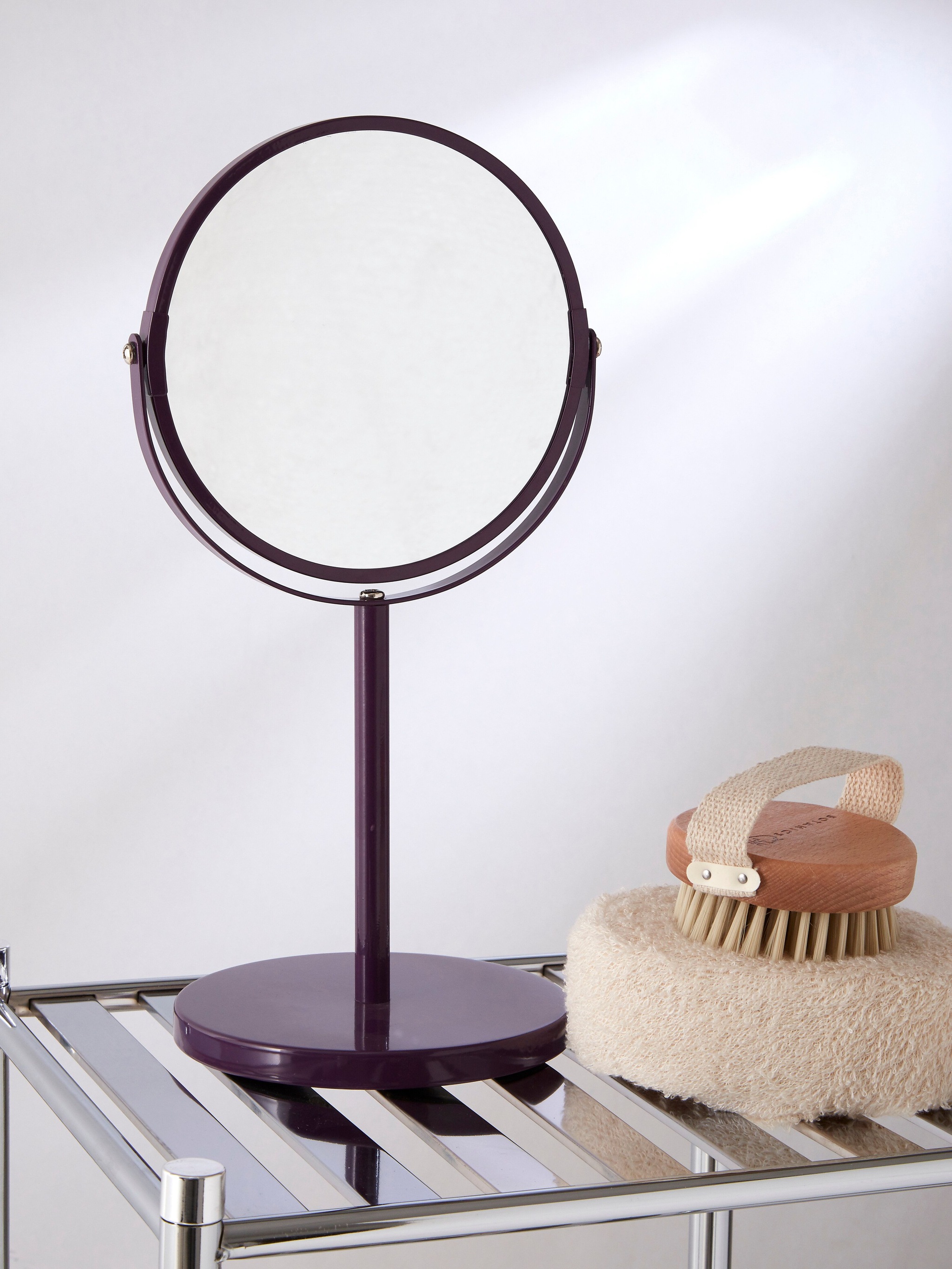 Orsina Purple Swivel Mirror image 3