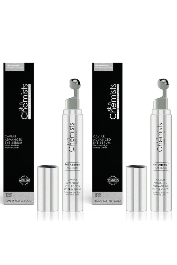 skinChemists professional Caviar Advanced Anti-Ageing Eye Treatment 15ml x 2 Duo Pack
