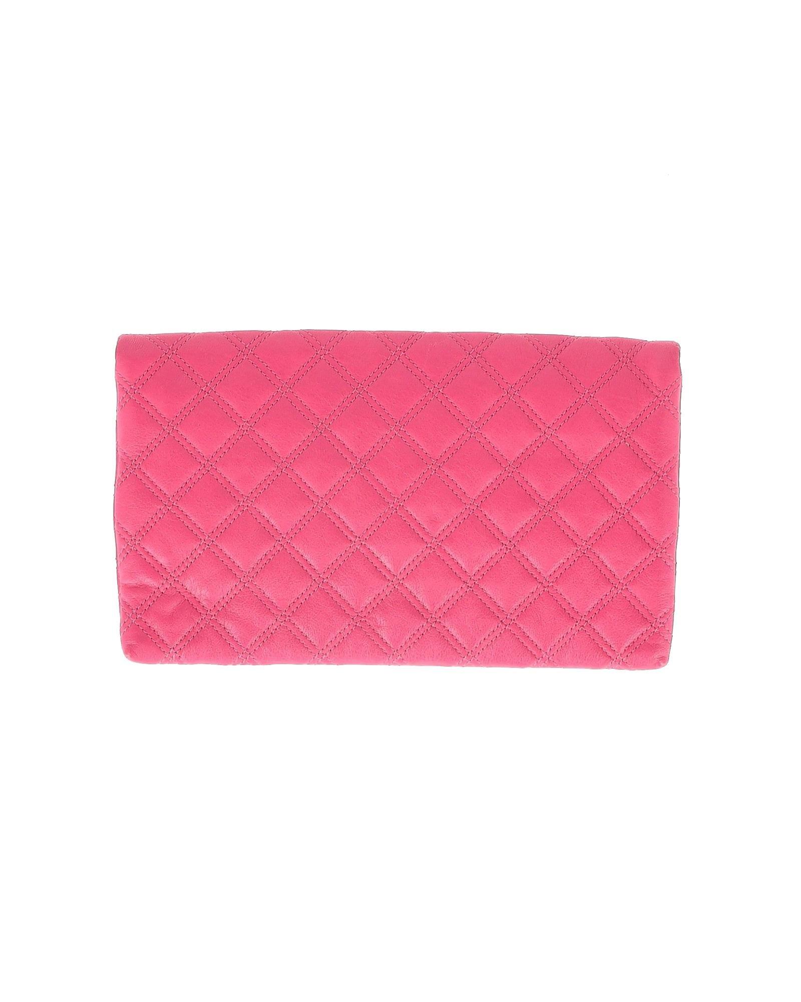 Marc Jacobs Preloved Quilted Leather Clutch Wo - Pink Clutches image 3