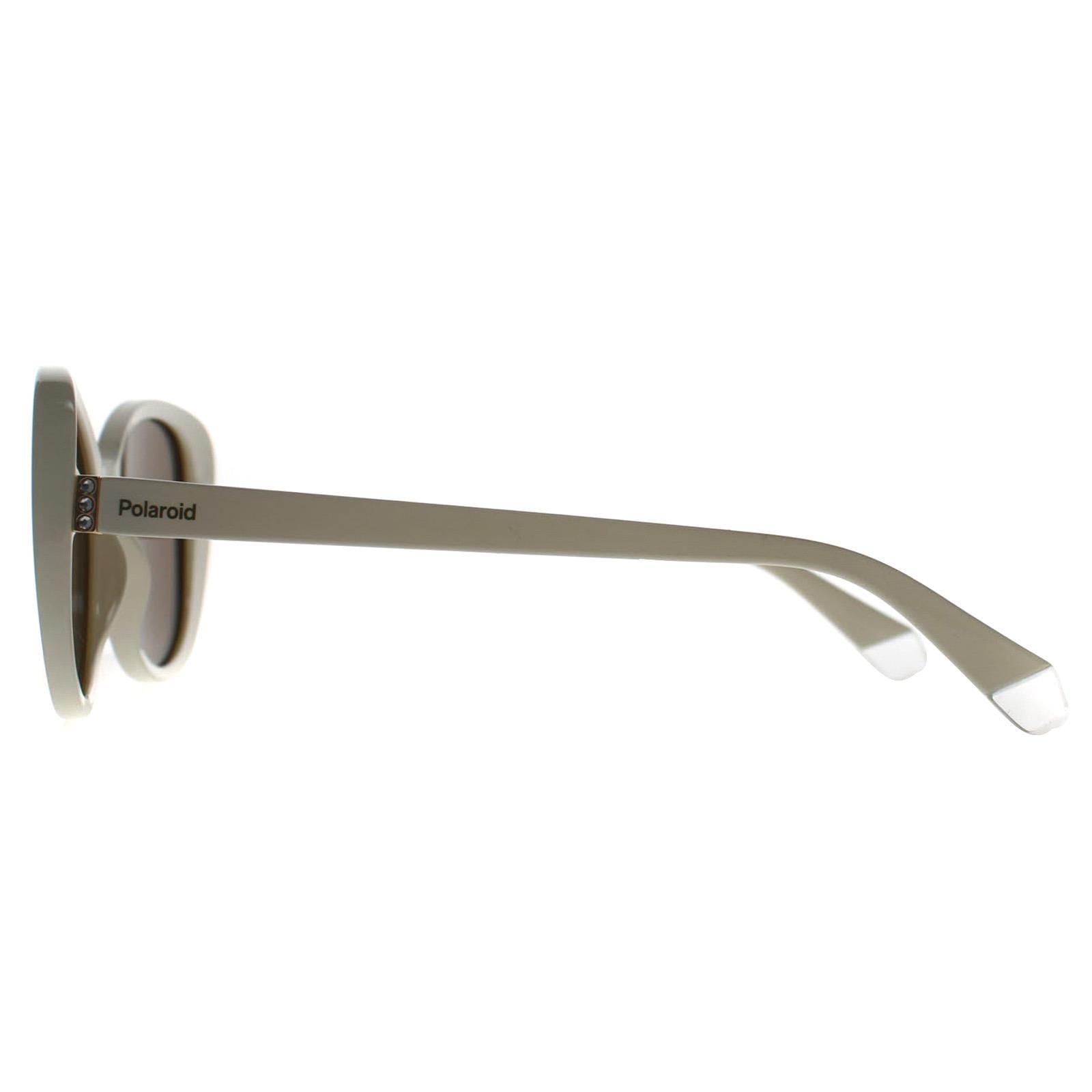 Polaroid Butterfly White Brown Polarized PLD 4154/S/X image 3