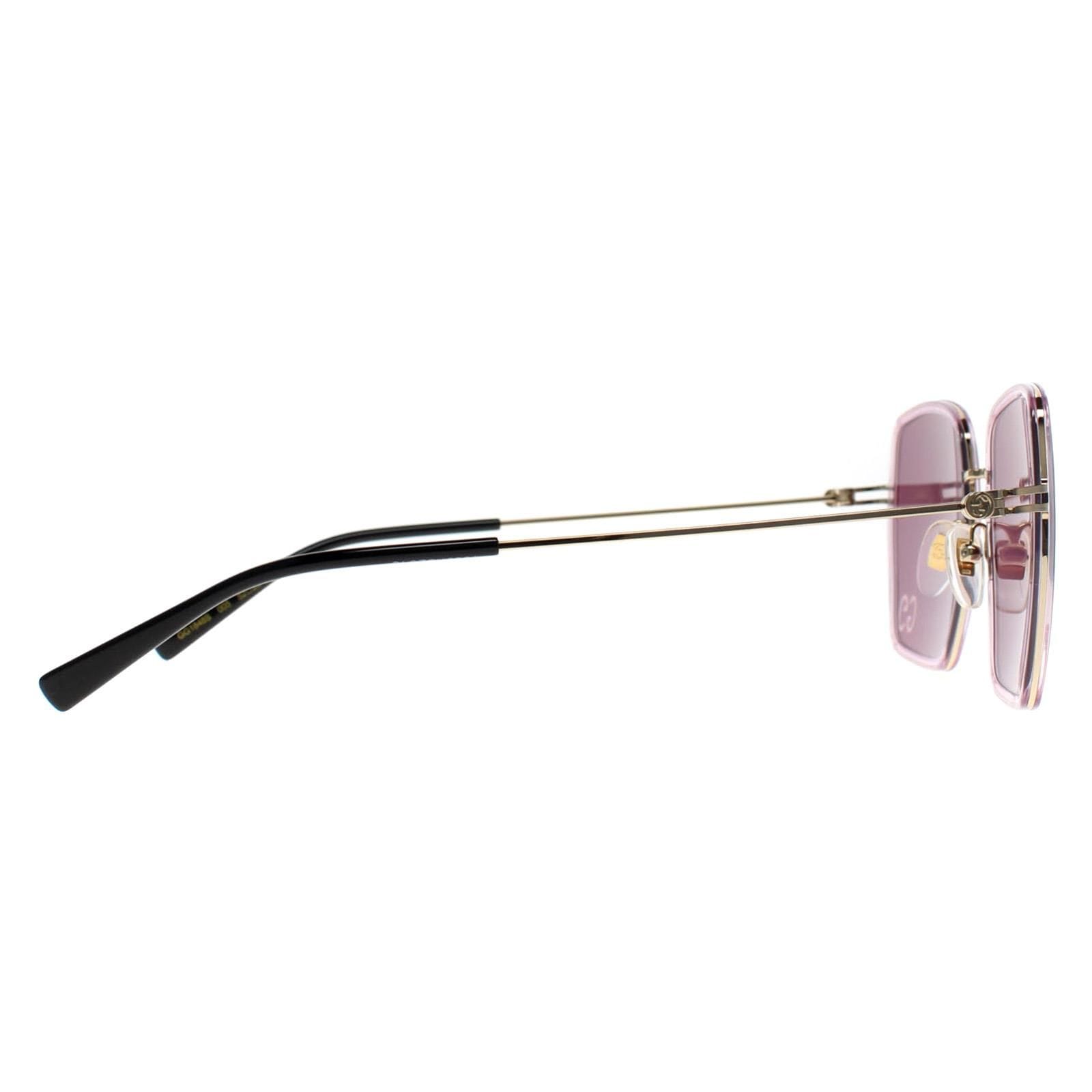 Gucci Square Pink Gold Violet GG1848S image 4