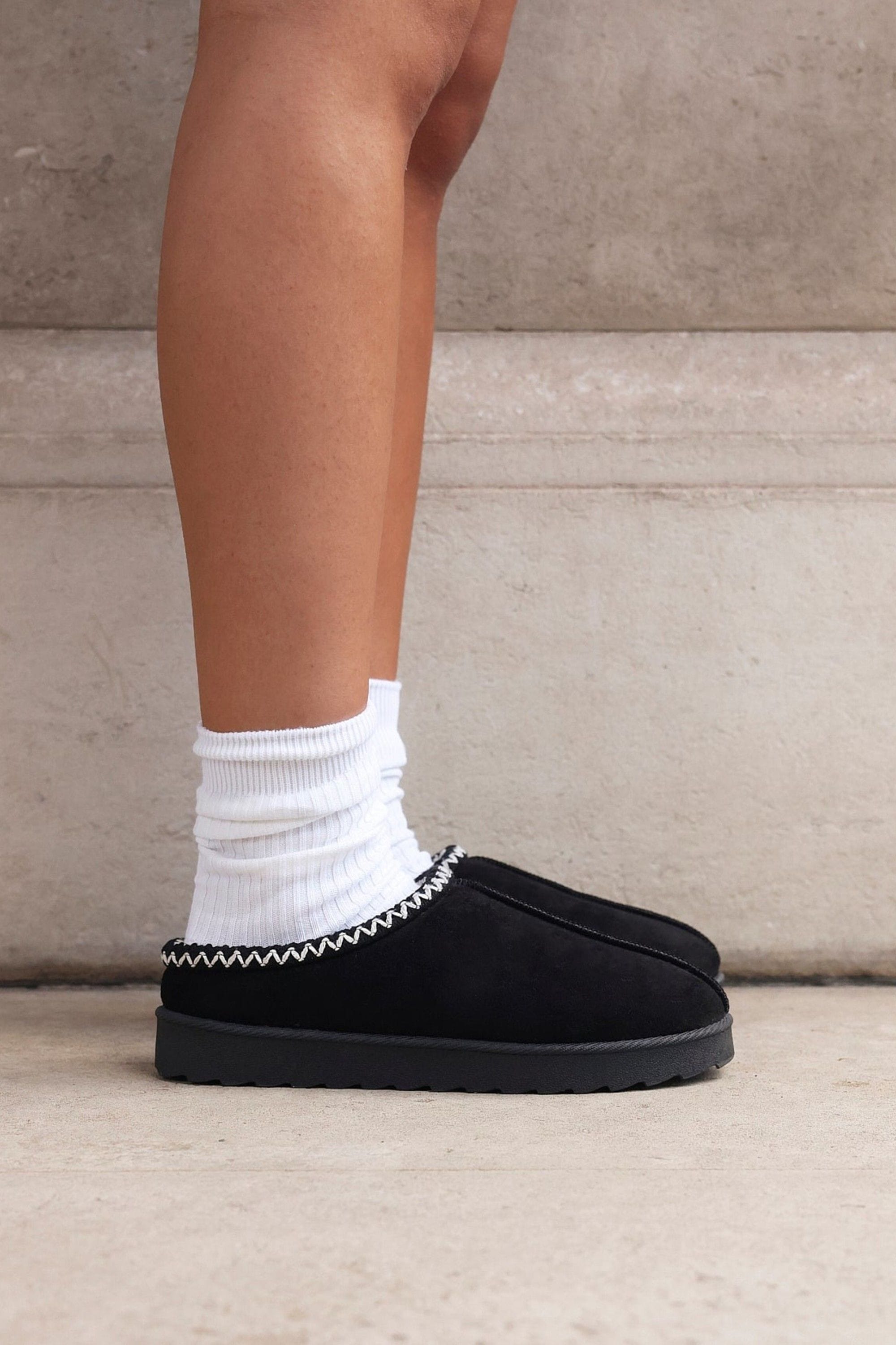 Linzi Tana Black Suede Slipper image 2