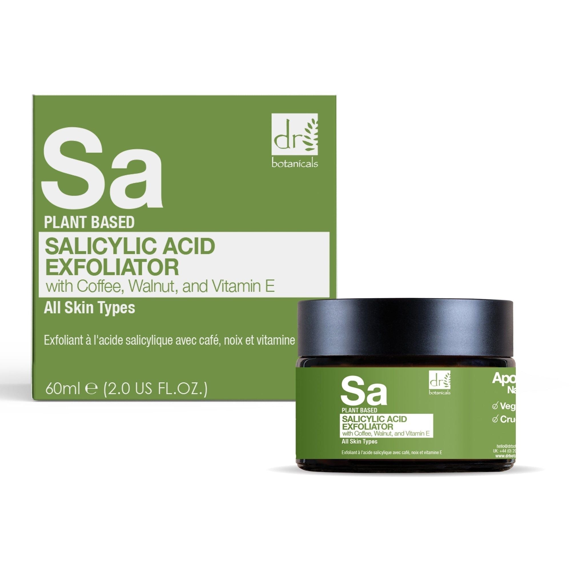 Dr. Botanicals Salicylic Acid Exfoliator with Coffee & Vitamin E 60ml x 2 Duo Set image 2