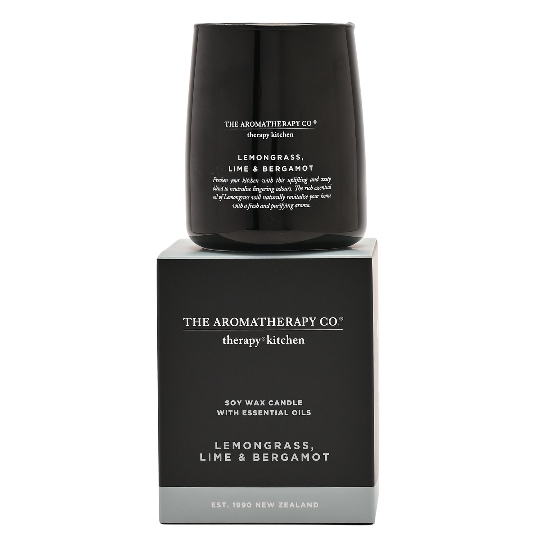 The Aromatherapy Company Therapy Kitchen Candle -Lemongrass, Lime & Bergamot 80g image 2
