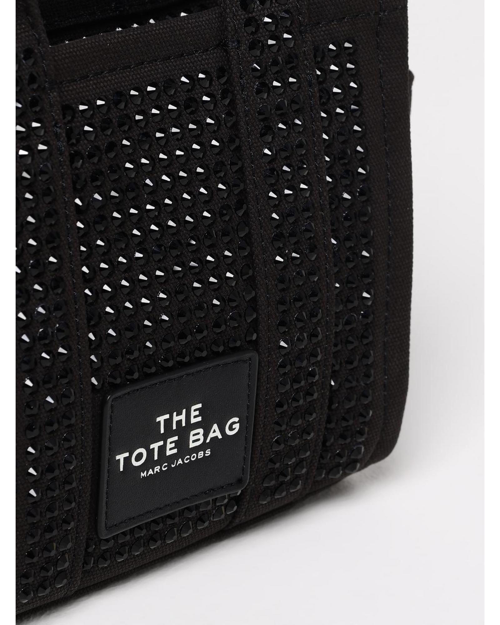 Marc Jacobs Mini Crystal Tote Crystal Embellished Tote Wo - Black Clutch Bags image 3