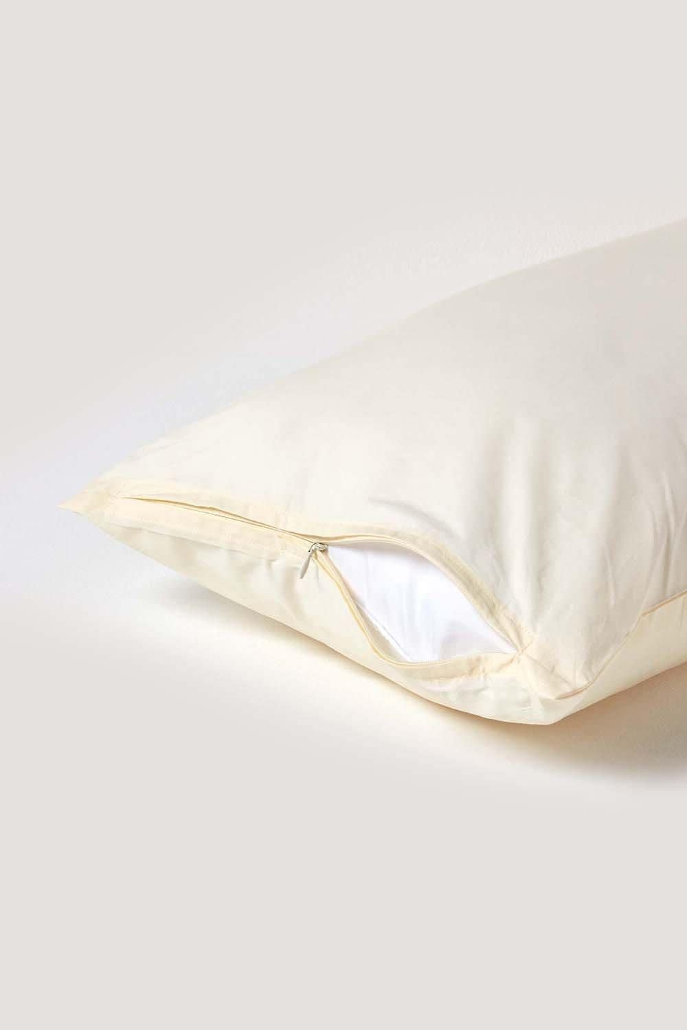 Homescapes Continental Egyptian Cotton Pillowcase 200 TC, 40 x 80 cm image 3