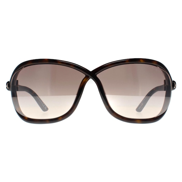 Tom Ford Butterfly Dark Havana Brown Mirror Fernanda FT1069