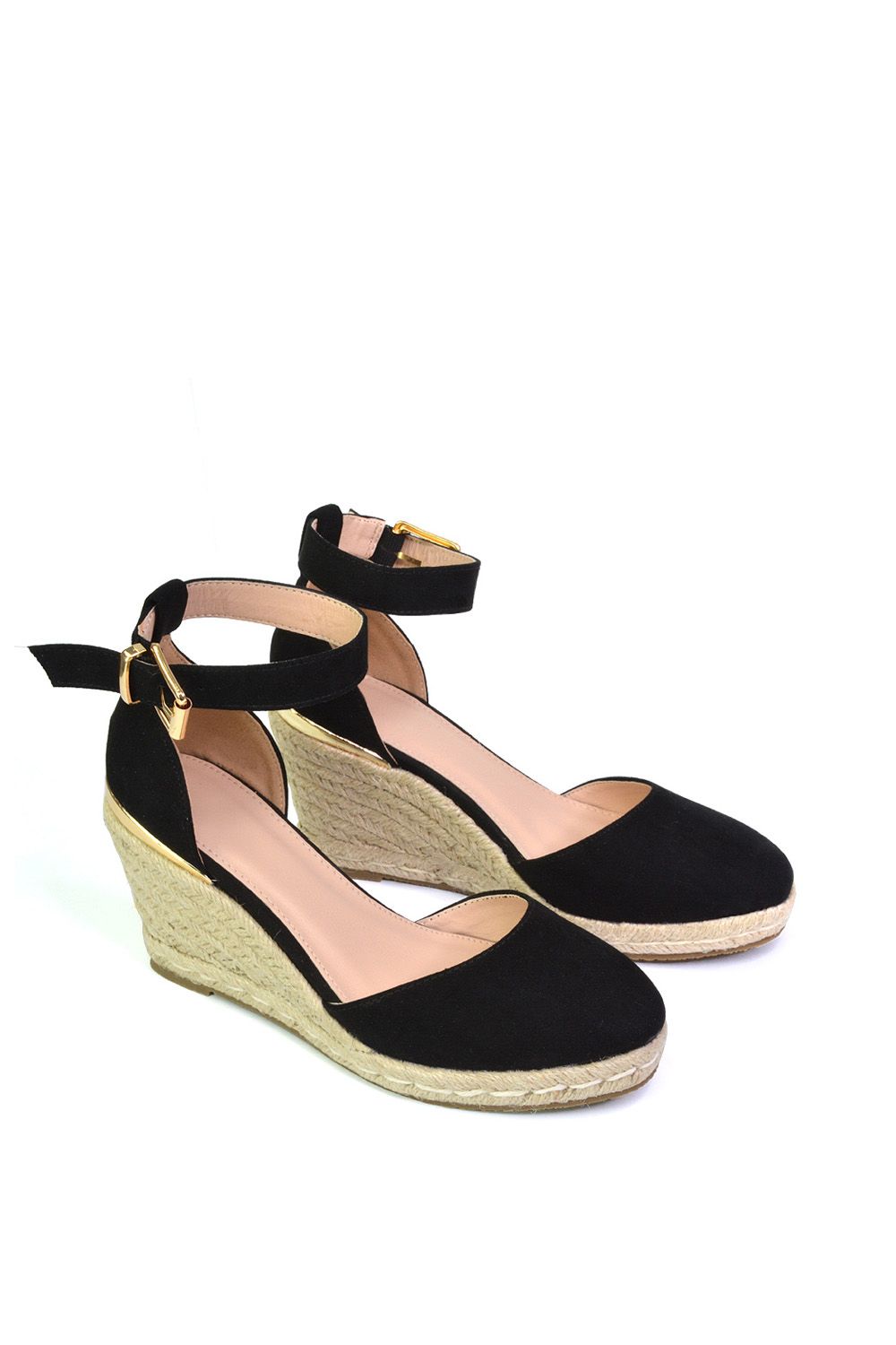 XY London 'Forest' Closed Toe Espadrille Wedge Heel Sandals image 5