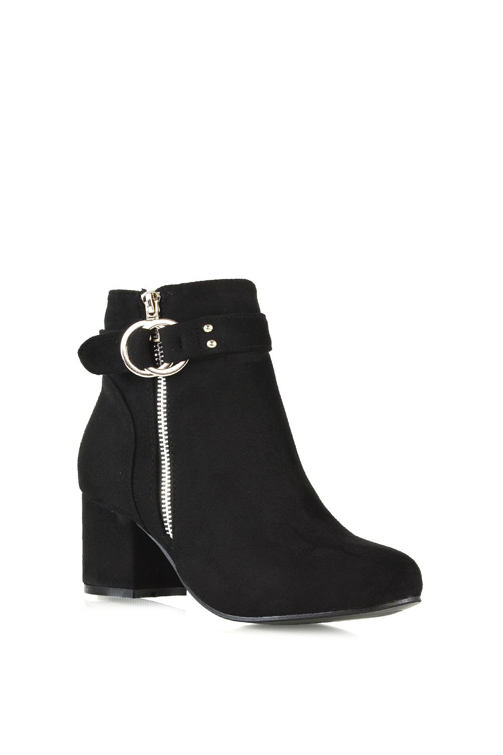 XY London 'Lakesha' Mid Block Heel Ankle Boots image 2