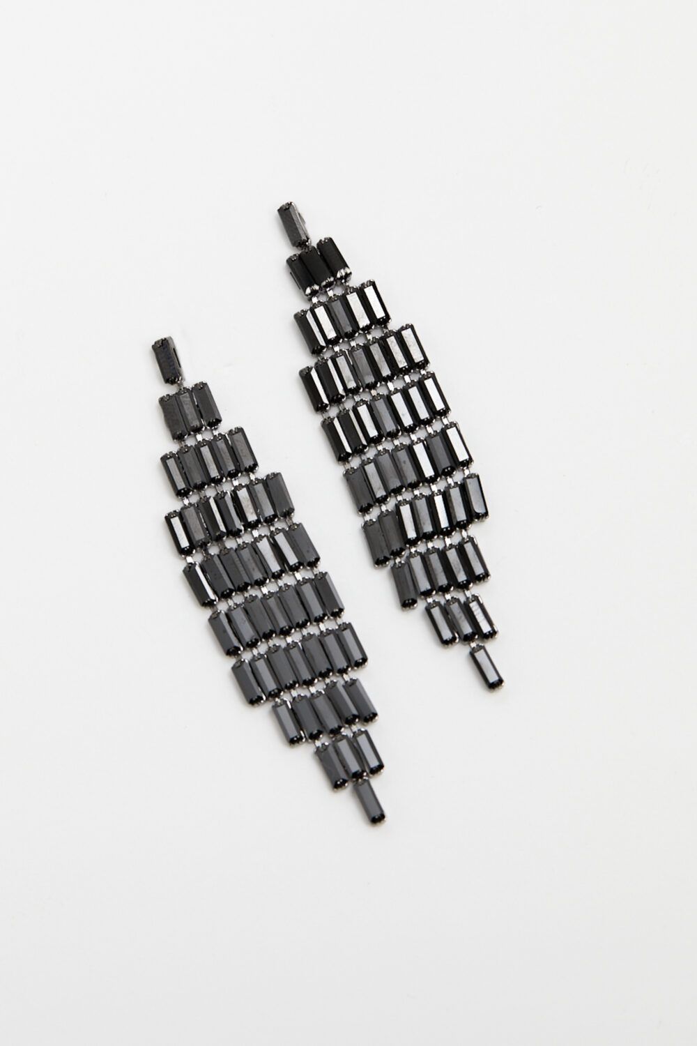 Jon Richard Jet Statement Earrings image 2