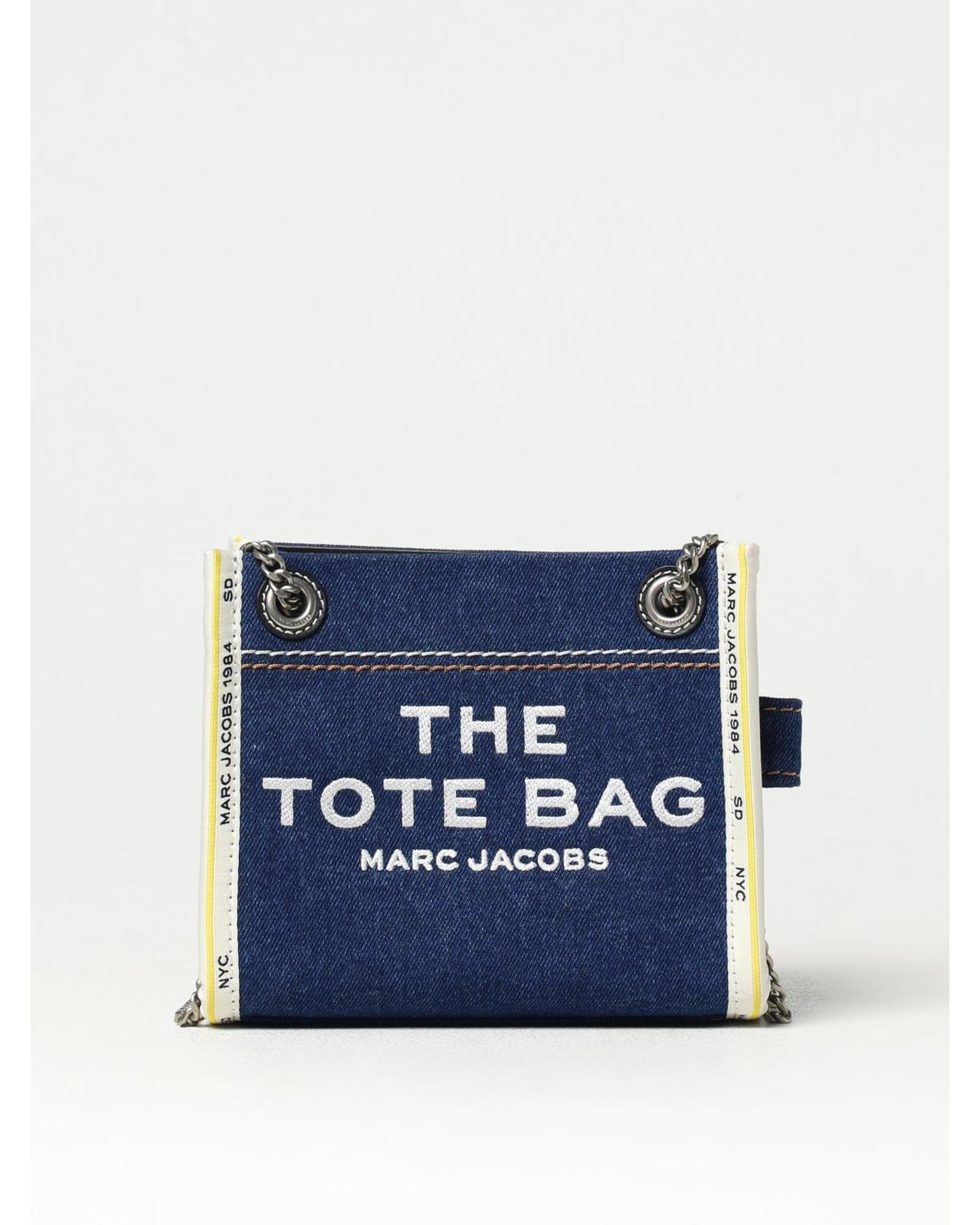 Marc Jacobs The Tote Bag Denim Chain Strap Wo