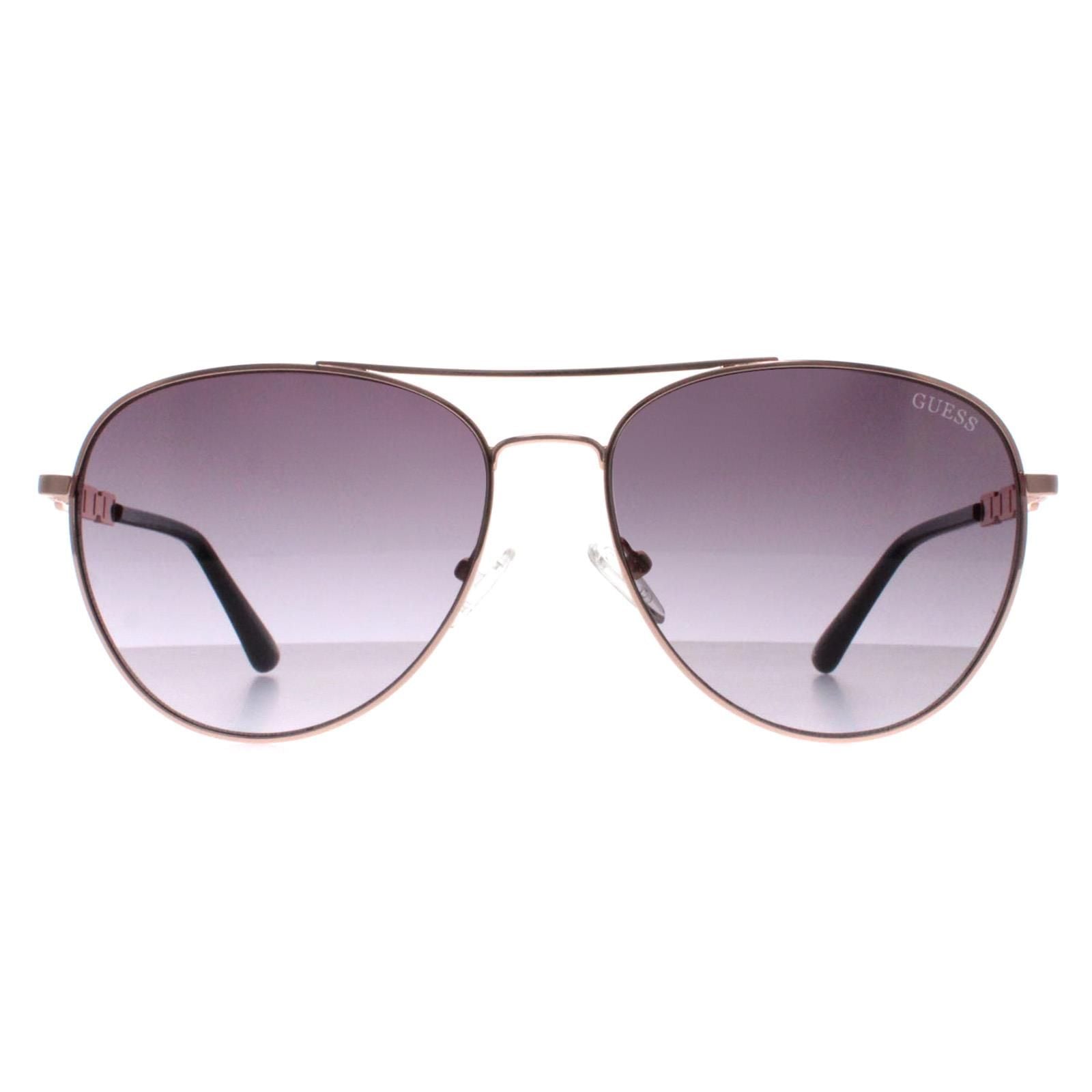 Guess Aviator Rose Gold Grey Gradient GF6143 image 1