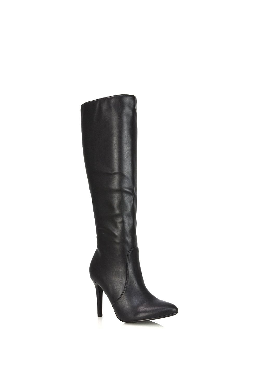 XY London 'Bree' Pointed Toe Zip-up Stiletto Heel Knee High Boots image 2