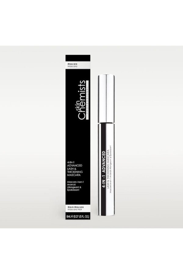 skinChemists professional Advanced 4-in-1 Lash & Thickening Mascara 8ml