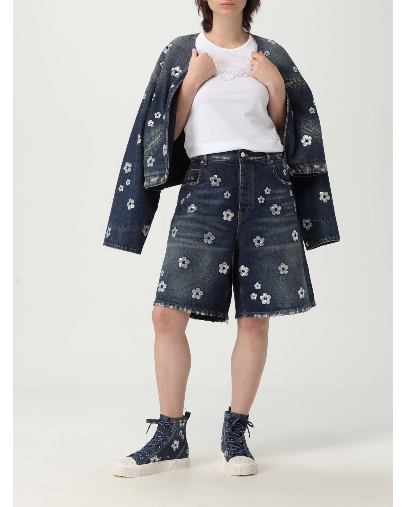 Marc Jacobs Rhinestone Logo Tee Wo - White image 2