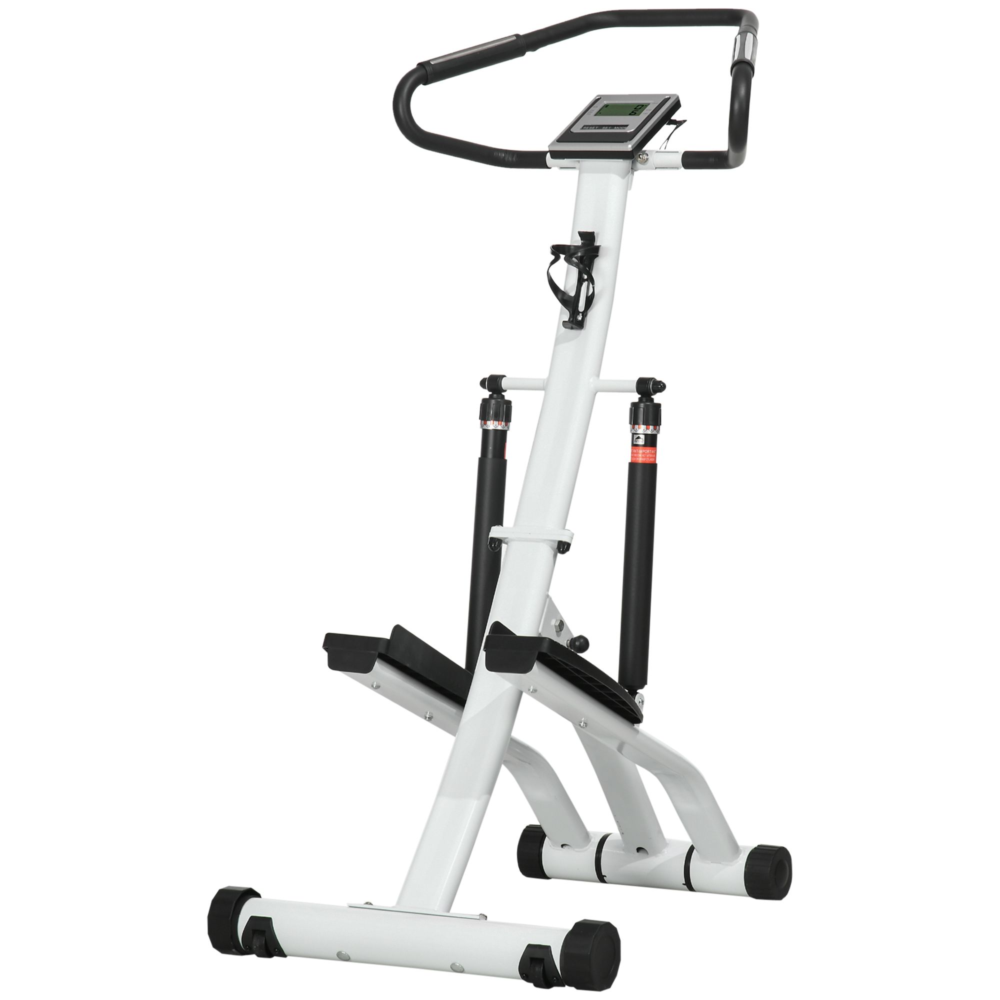 SPORTNOW Stepper Machine with 12-Level Hydraulic Resistance, LCD Monitor image 2