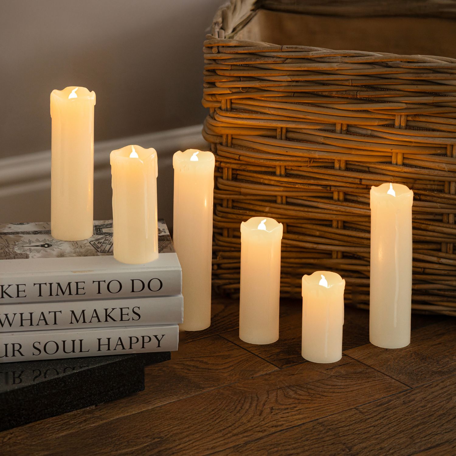 Marco Paul Set of 6 Flame Effect Candle Flickering image 5