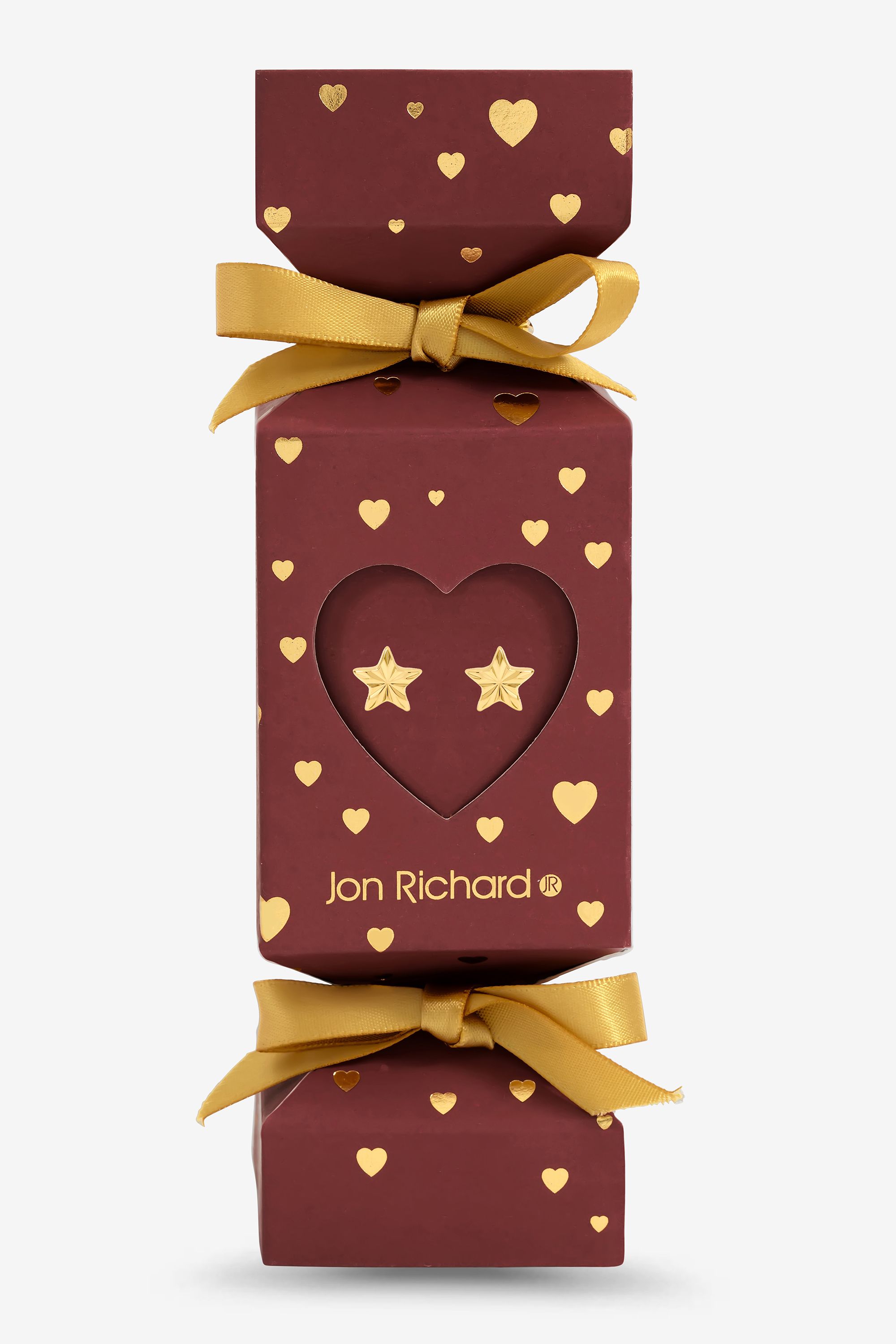 Jon Richard 18K Gold Plated Star Earrings - Gift Cracker image 1