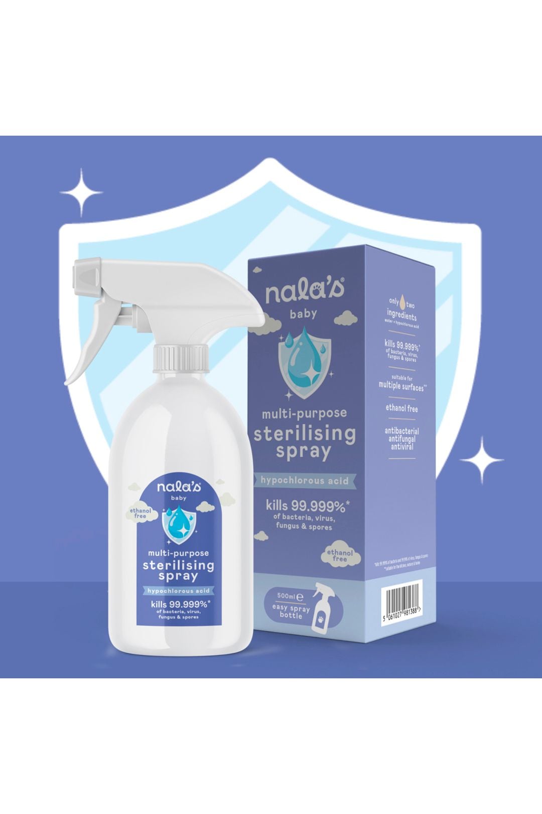 Nala's Baby Nala's Baby Hypochlorous Acid 500ml Misc