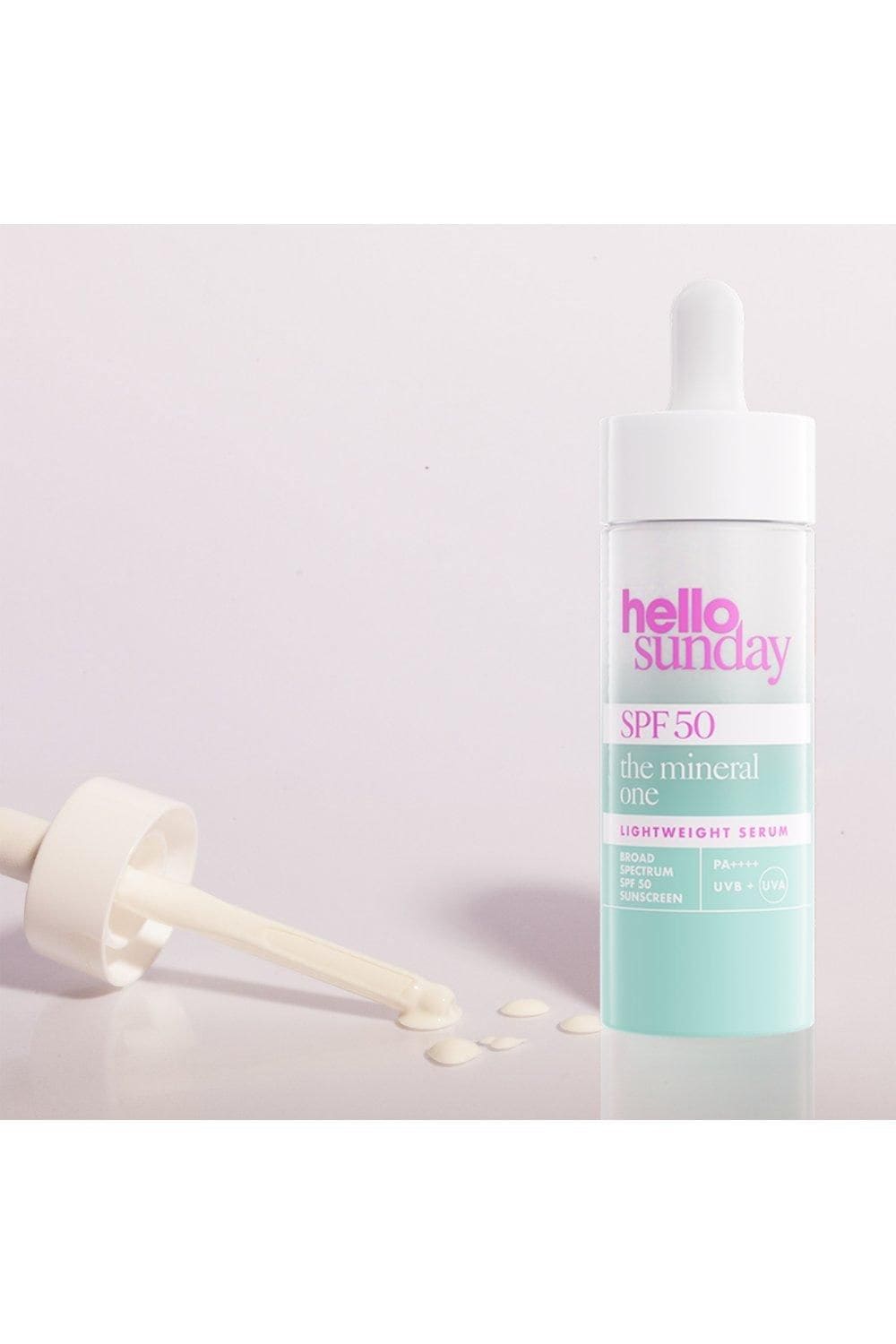 Hellosunday The Mineral One SPF 50 Hydrating Serum with Hyaluronic Acid Multi image 3